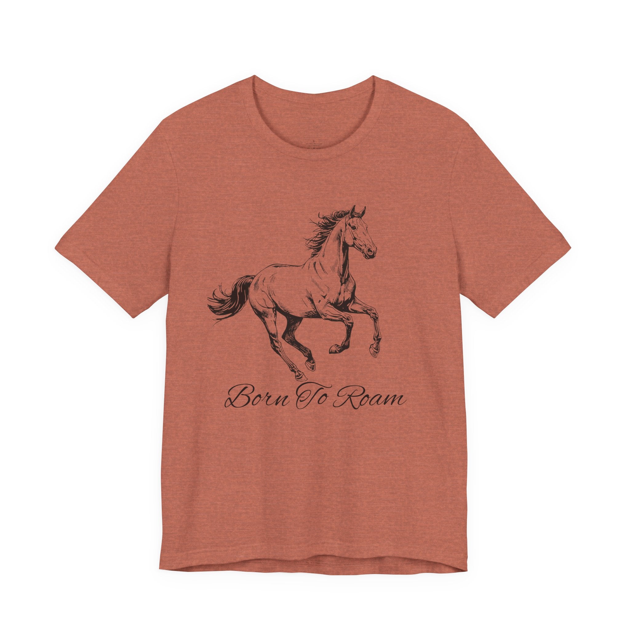 Running Horse  Tee | Horse Western Boho Shirt Born To Roam