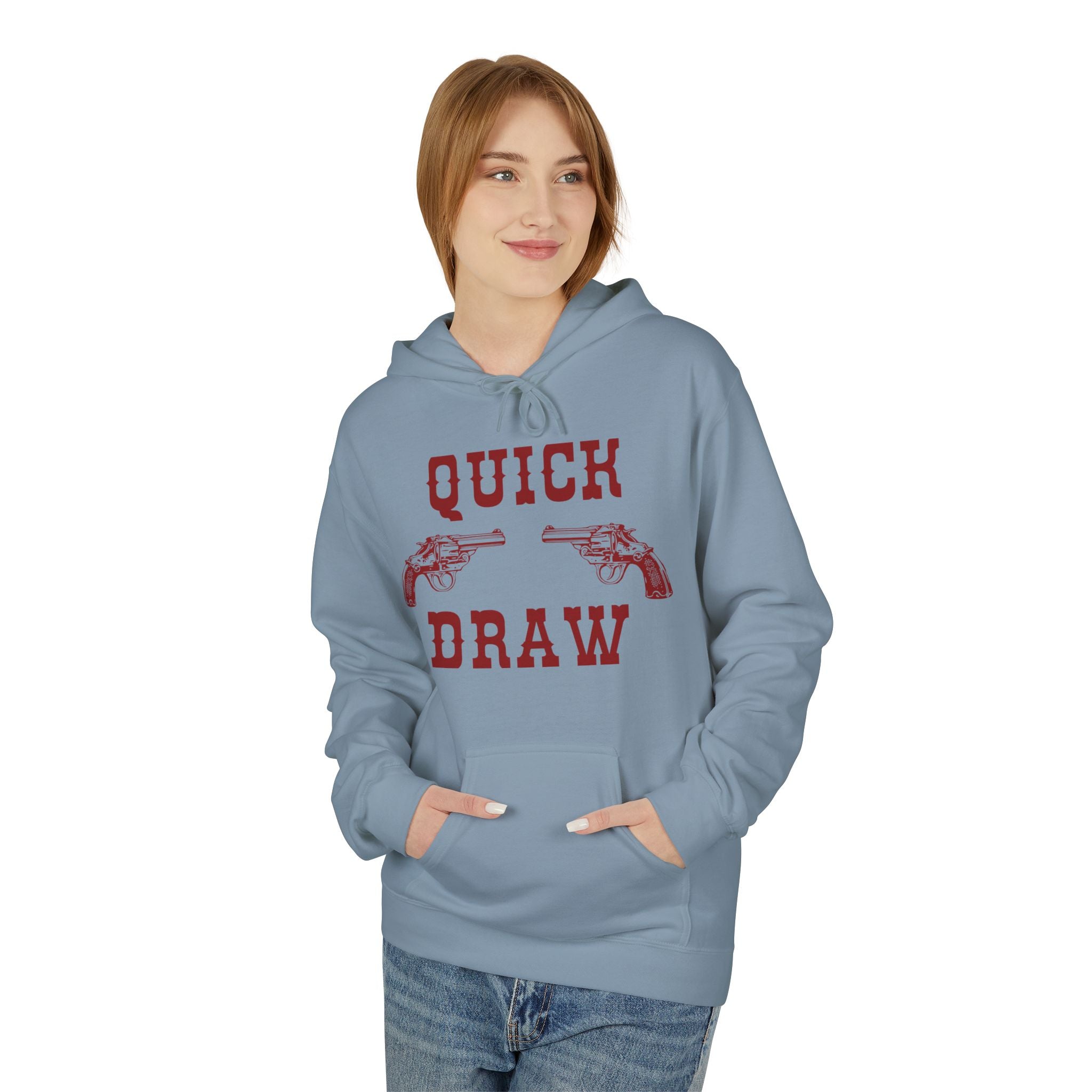 Quick Draw Hoodie — Western Pistols Graphic Pullover