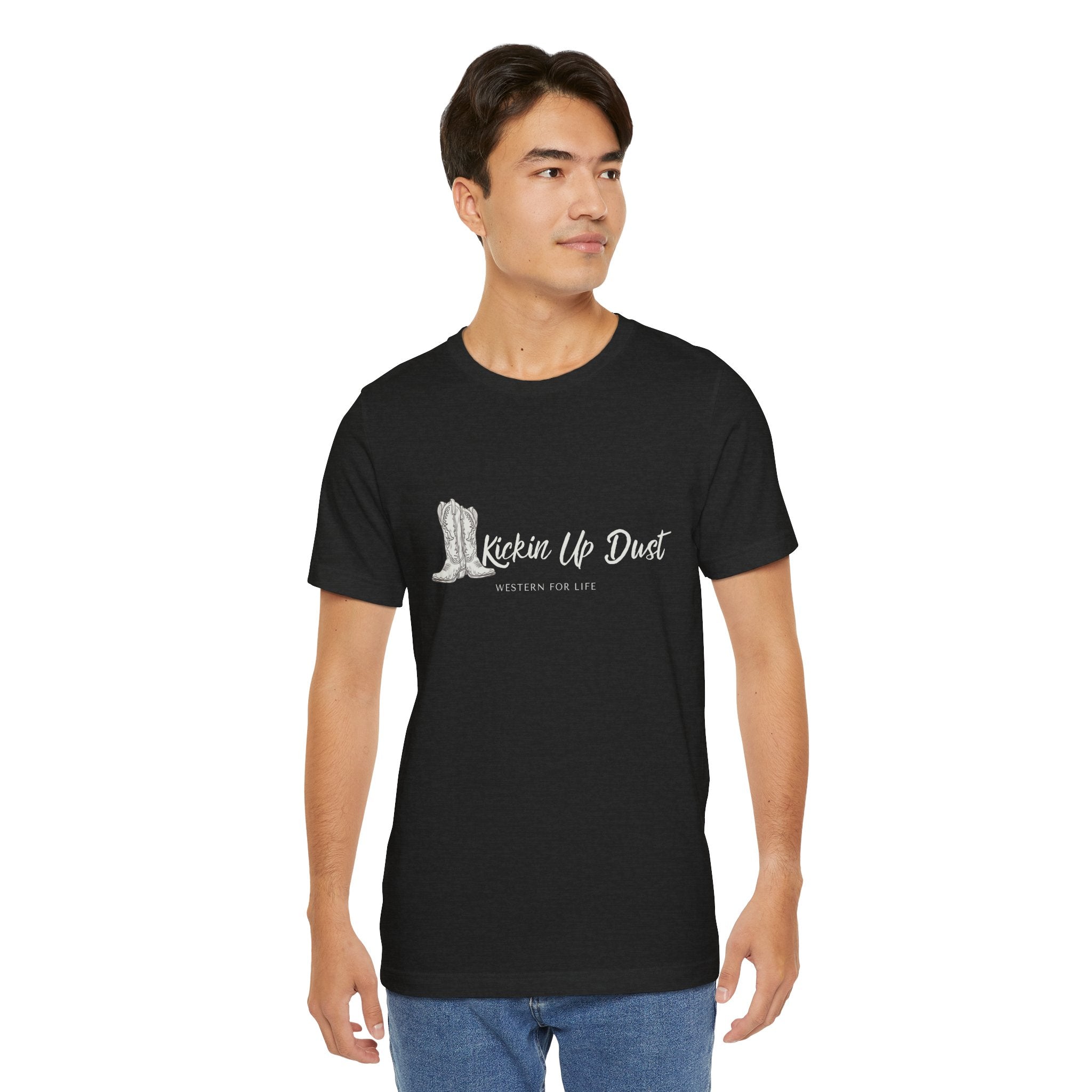 Kicking Up Dust Cowboy Boots Western Tee | Born In The Dirt Collection
