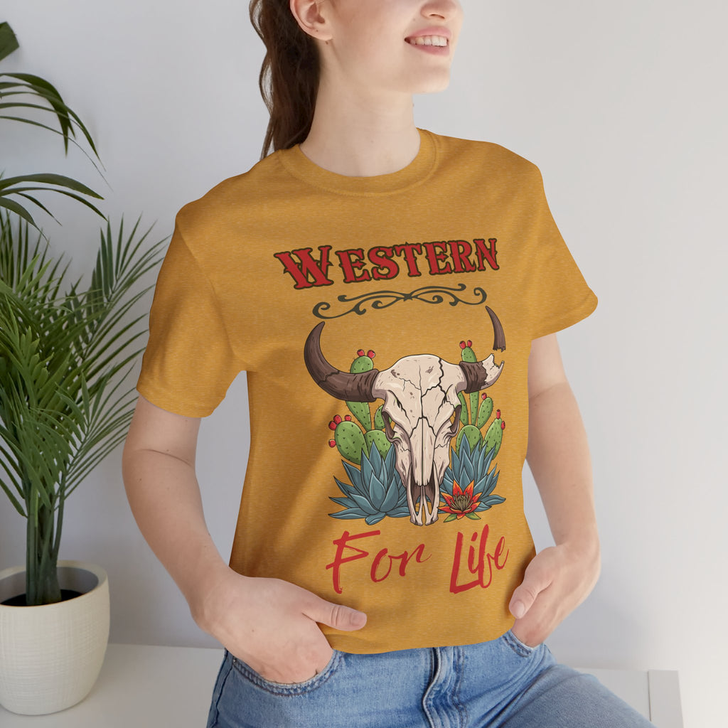 Cactus & Skull T-Shirt — Western for Life Collection
