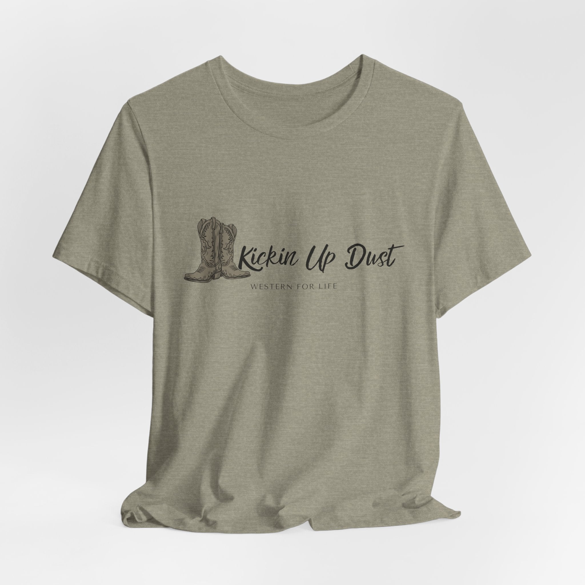 Kicking Up Dust Cowboy Boots Western Tee | Born In The Dirt Collection