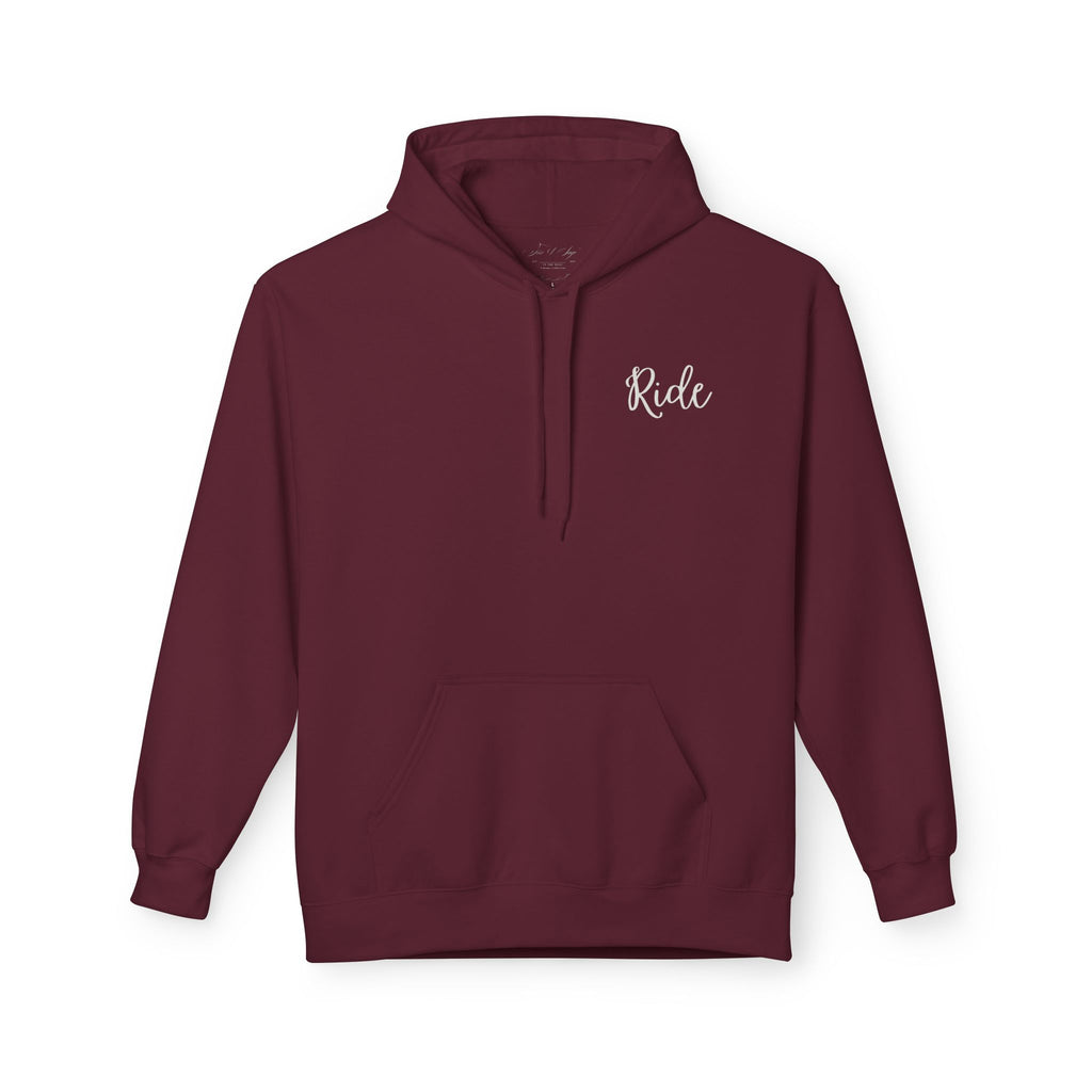 Horse Ride Hoodie — Desert Sunset Mustang Graphic Pullover