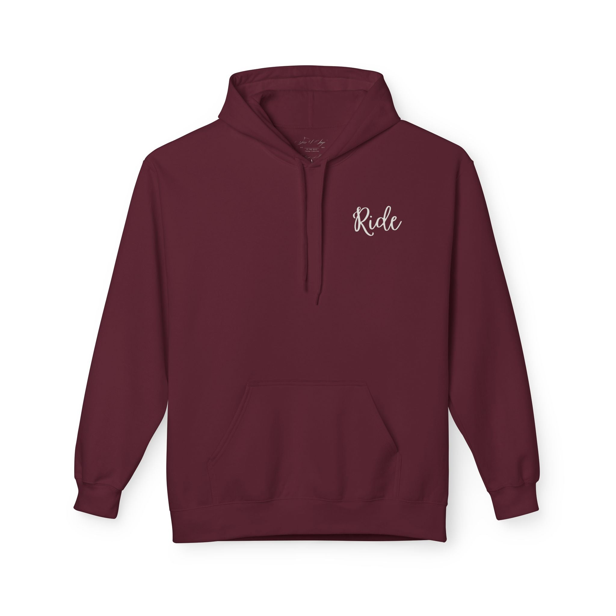 Horse Ride Hoodie — Desert Sunset Mustang Graphic Pullover