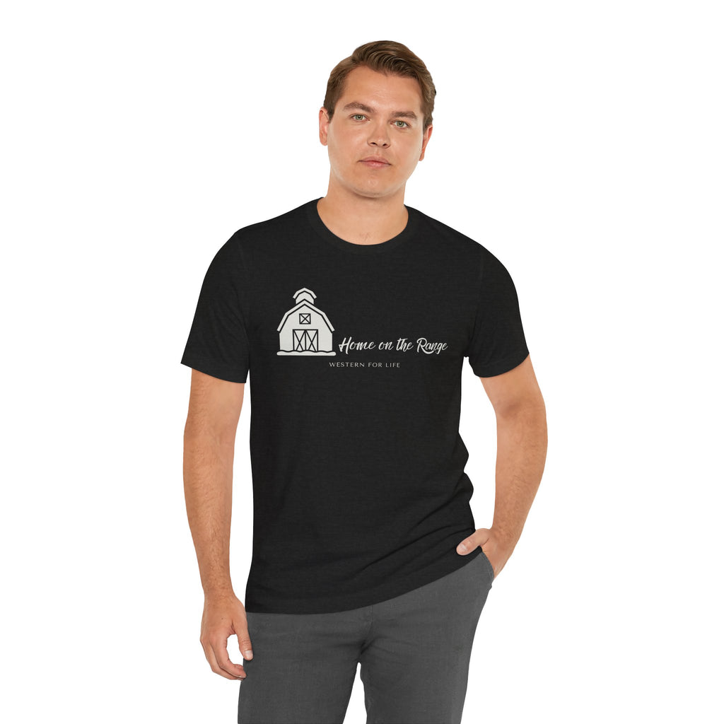 Home on the Range Rustic Farmhouse Barn Shirt: Western For Life Collection