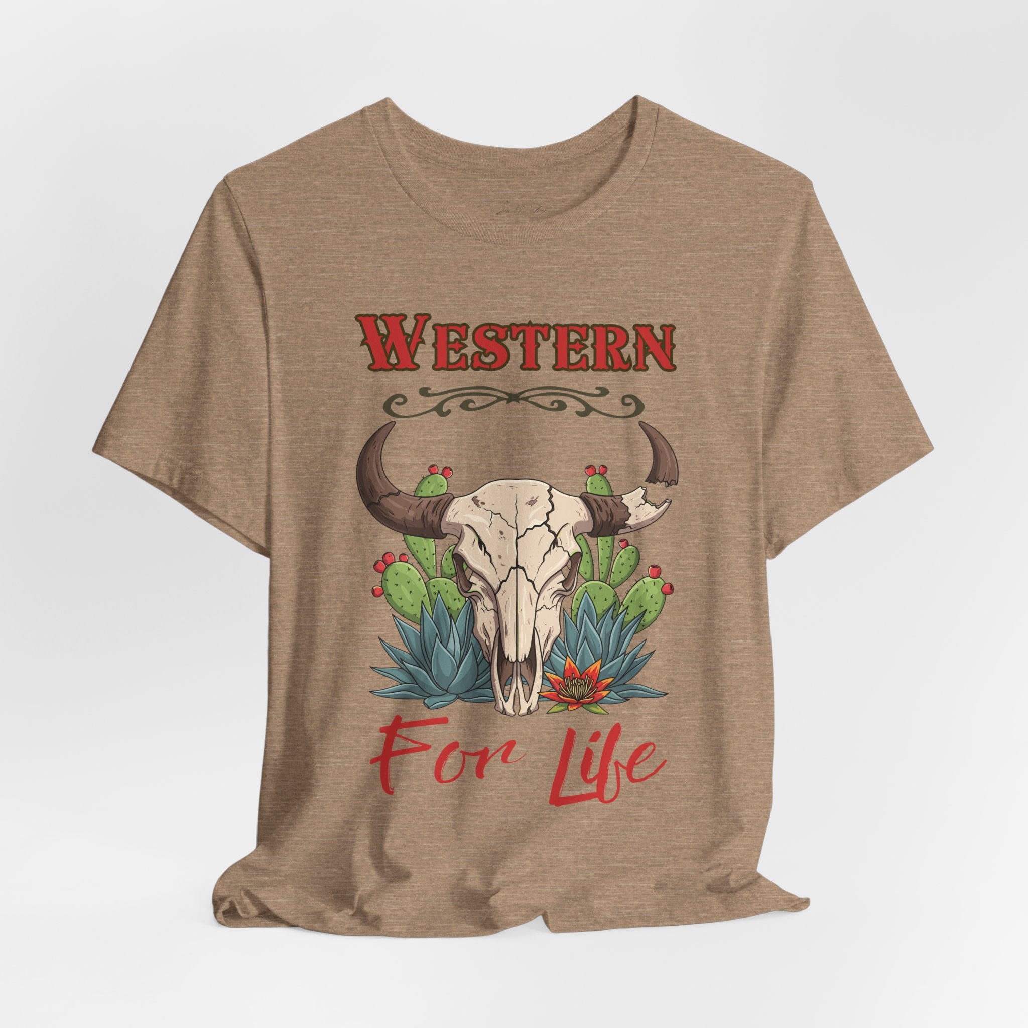 Cactus & Skull T-Shirt — Western for Life Collection
