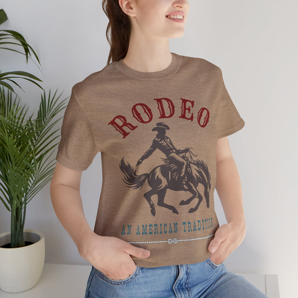 Rodeo An American Tradition T-shirt – Born in the Dirt Collection