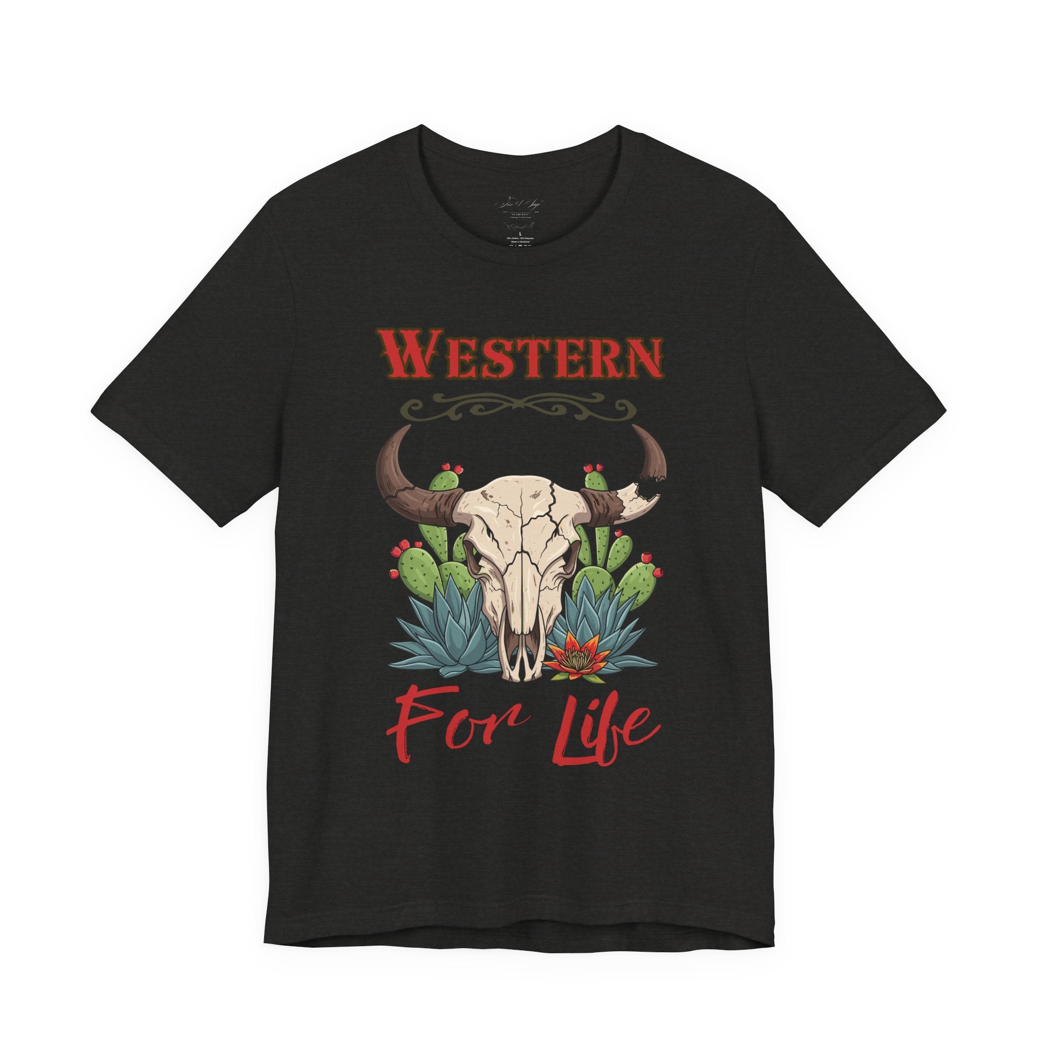 Cactus & Skull T-Shirt — Western for Life Collection