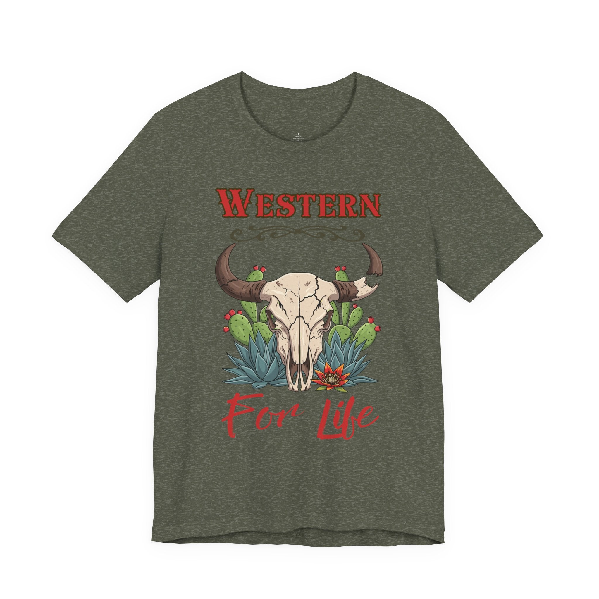 Cactus & Skull T-Shirt — Western for Life Collection