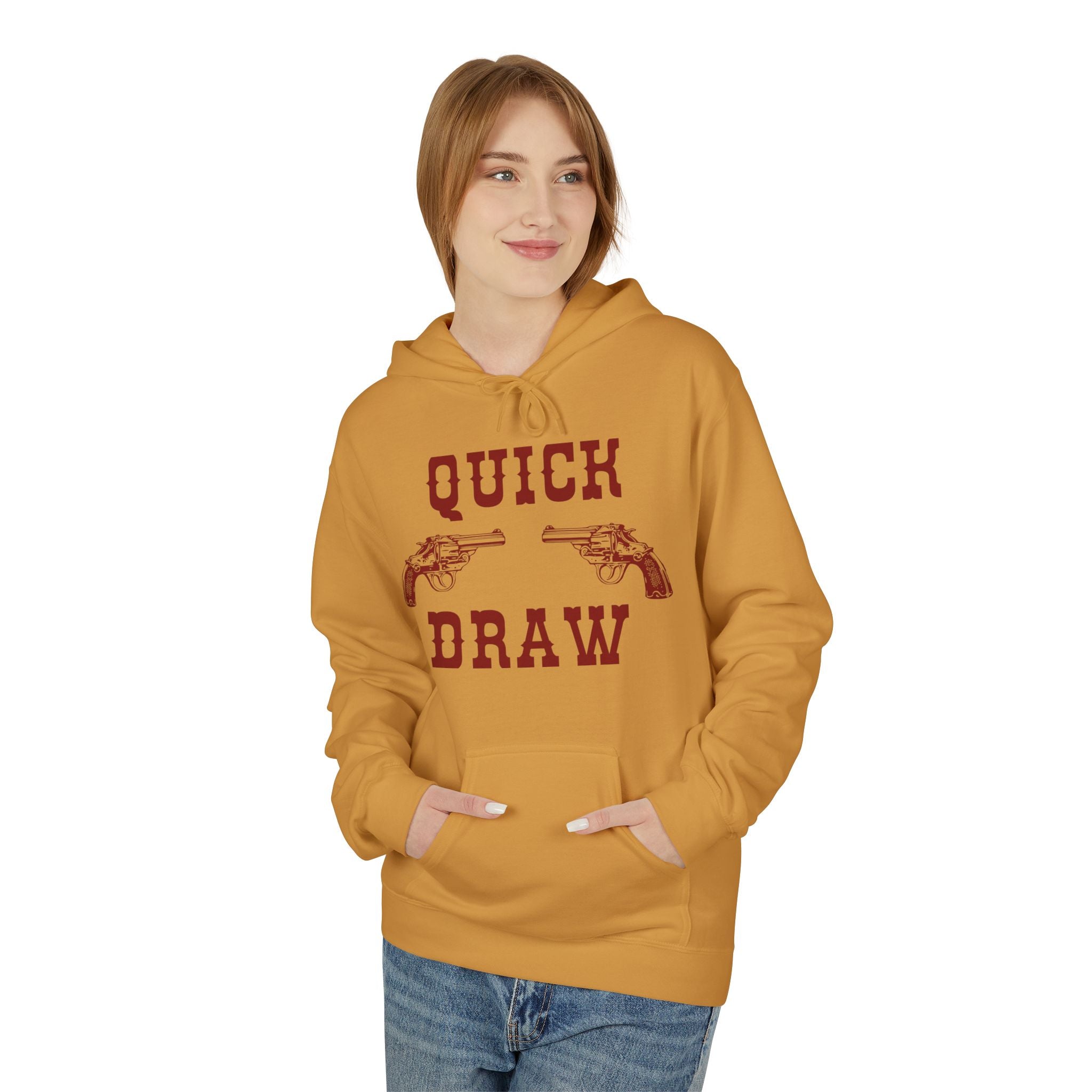 Quick Draw Hoodie — Western Pistols Graphic Pullover