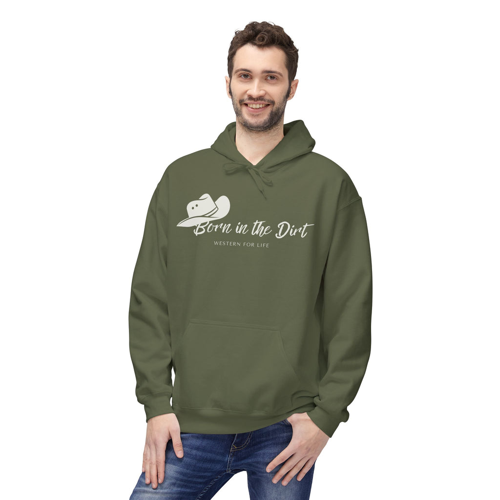 Born in the Dirt Cowboy Hat Hoodie | Born In The Dirt Collection