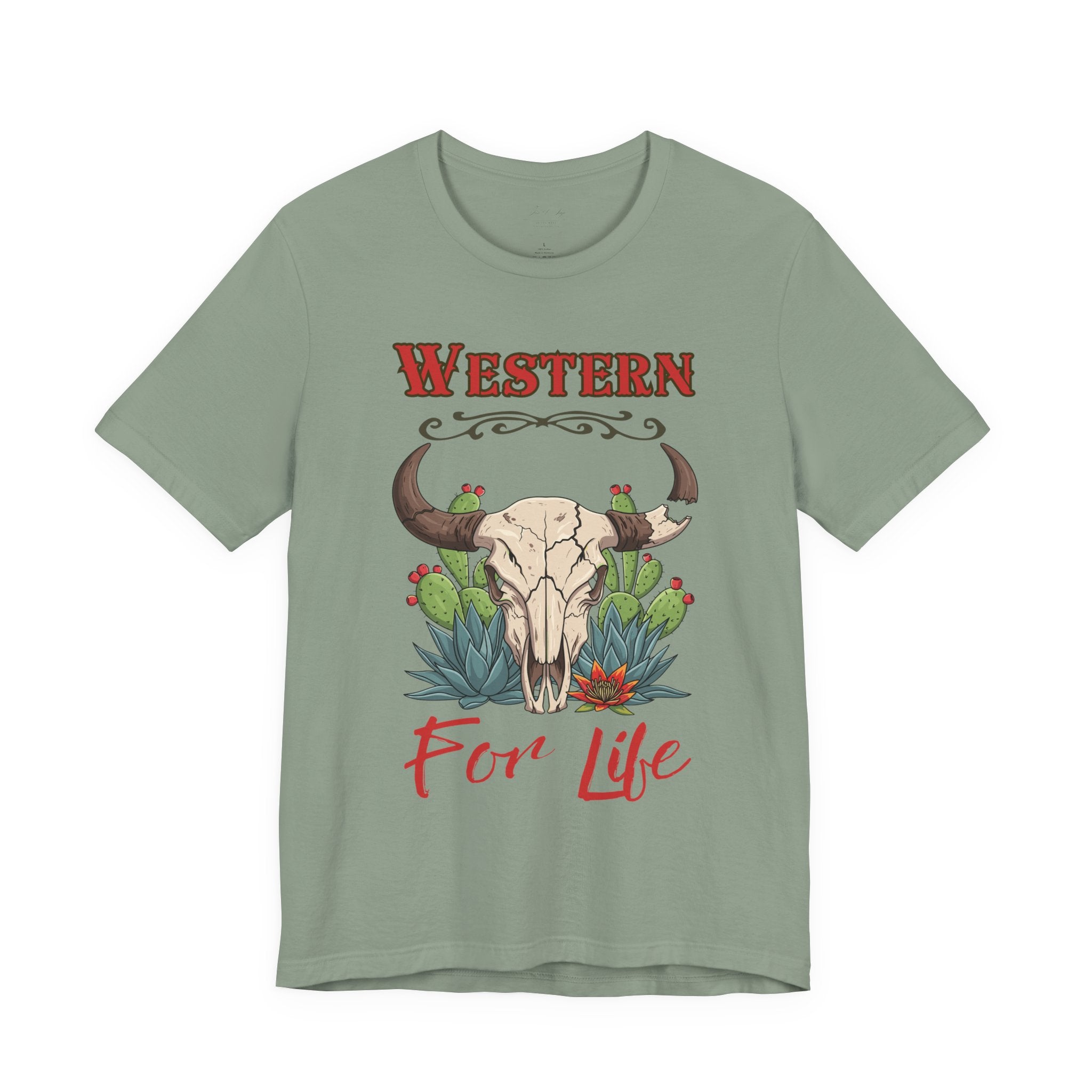 Cactus & Skull T-Shirt — Western for Life Collection