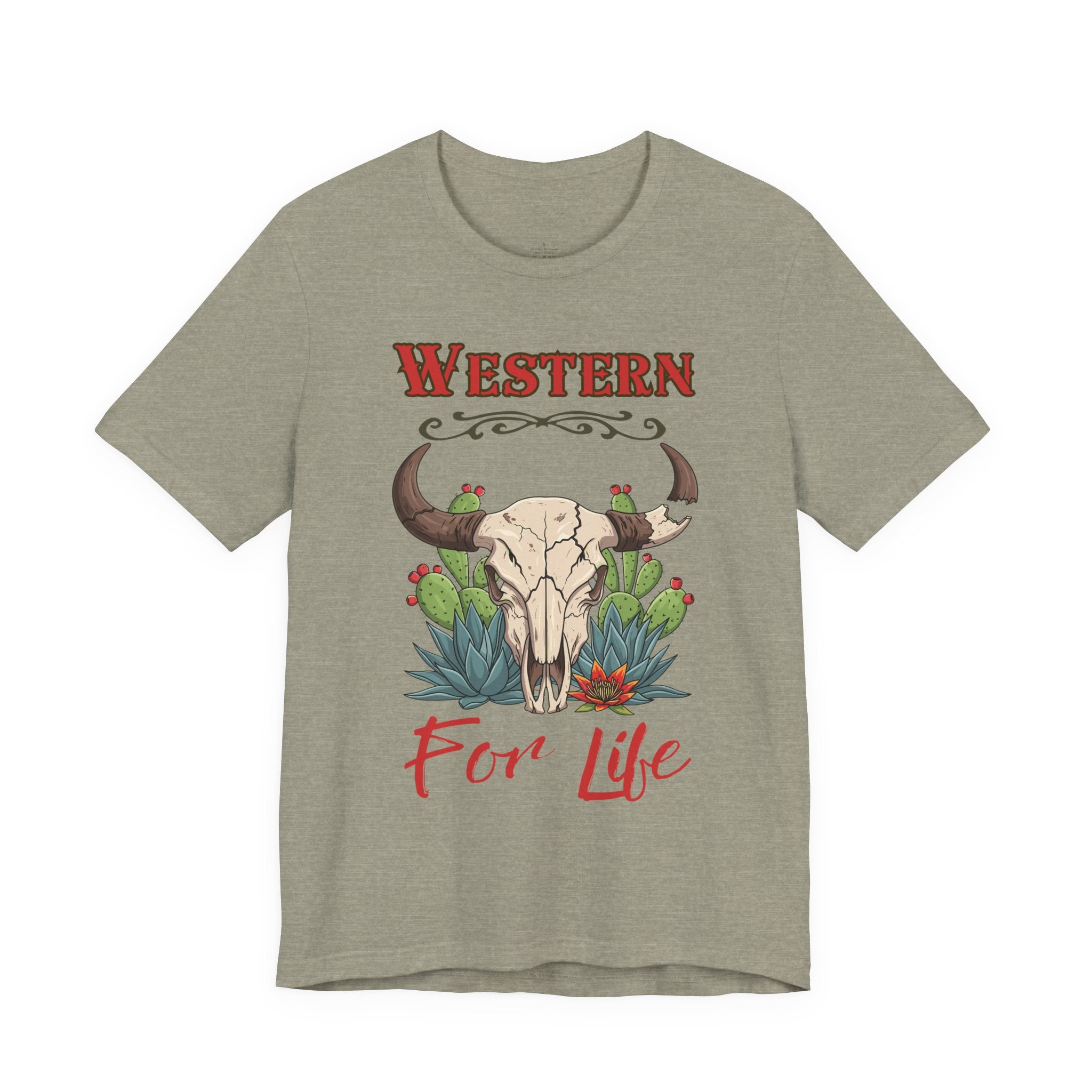 Cactus & Skull T-Shirt — Western for Life Collection