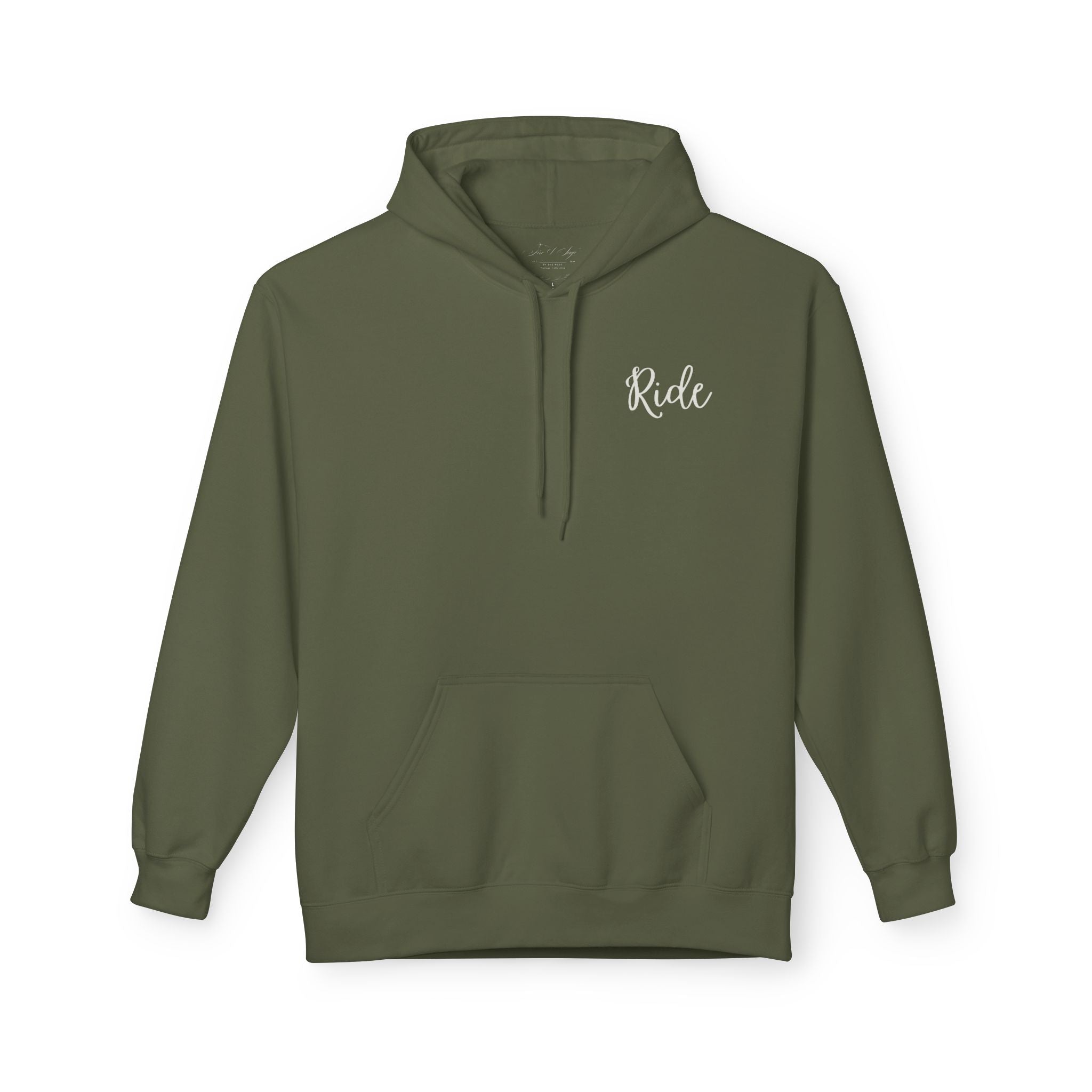 Horse Ride Hoodie — Desert Sunset Mustang Graphic Pullover