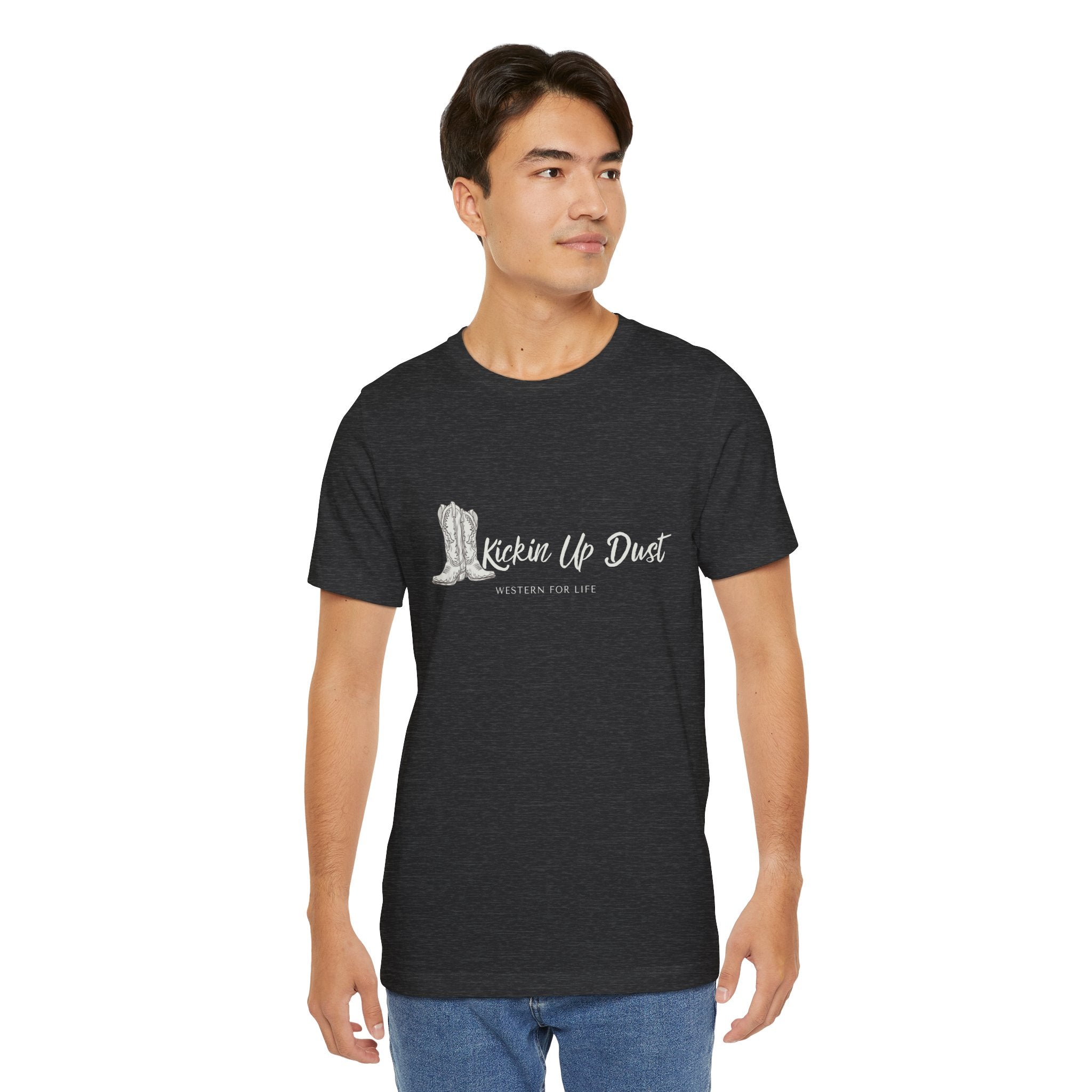 Kicking Up Dust Cowboy Boots Western Tee | Born In The Dirt Collection