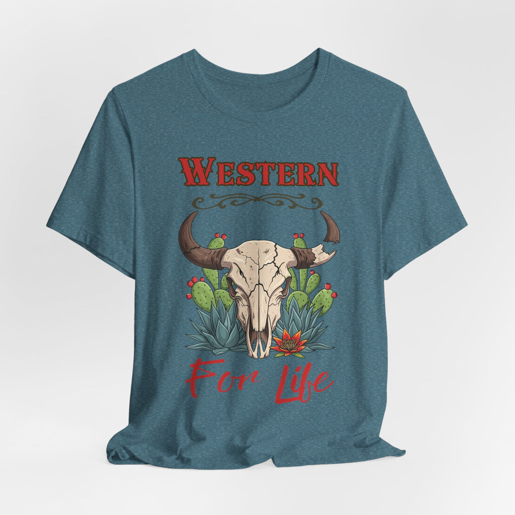 Cactus & Skull T-Shirt — Western for Life Collection