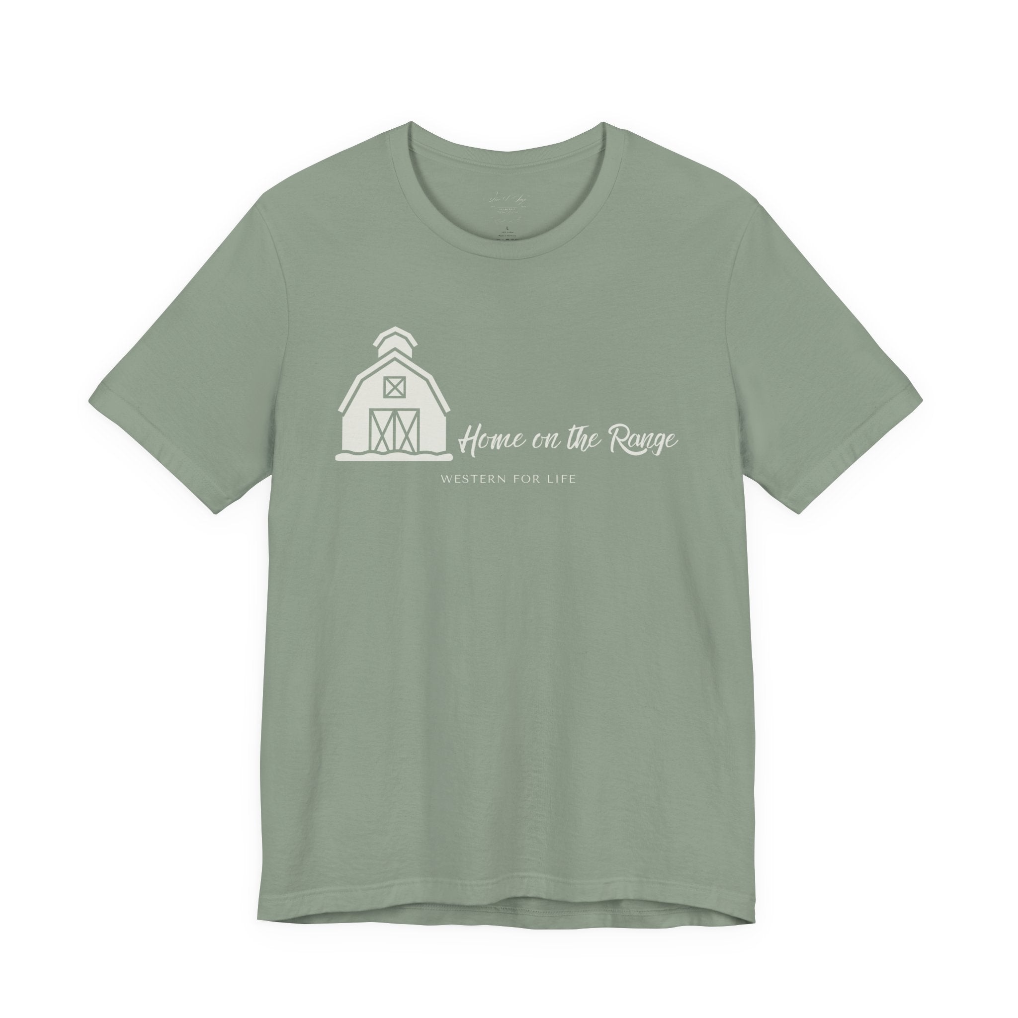 Home on the Range Rustic Farmhouse Barn Shirt: Western For Life Collection
