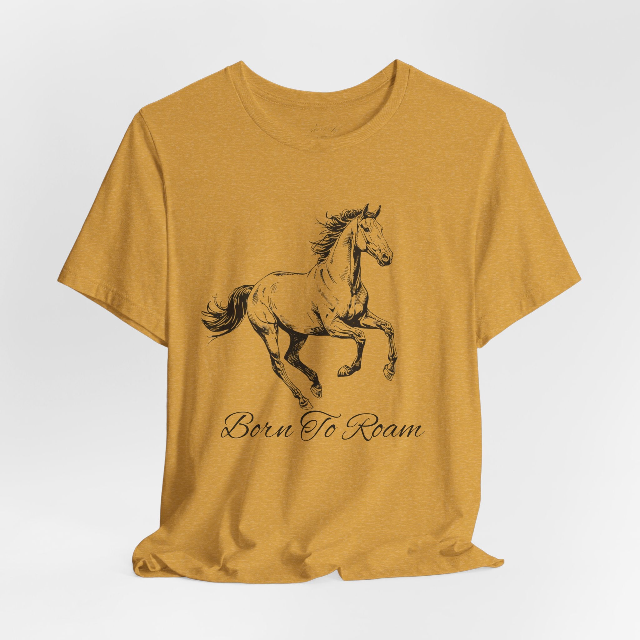 Running Horse  Tee | Horse Western Boho Shirt Born To Roam