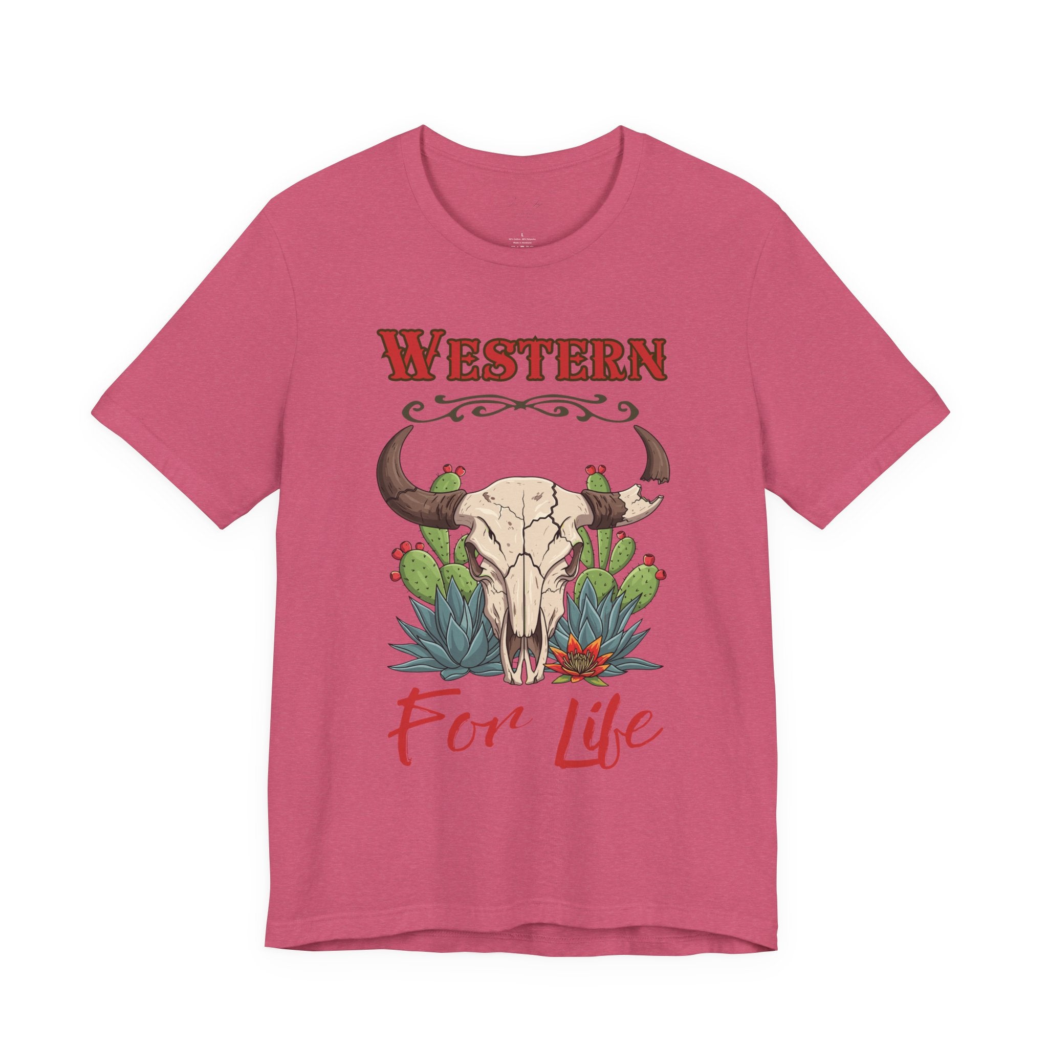 Cactus & Skull T-Shirt — Western for Life Collection