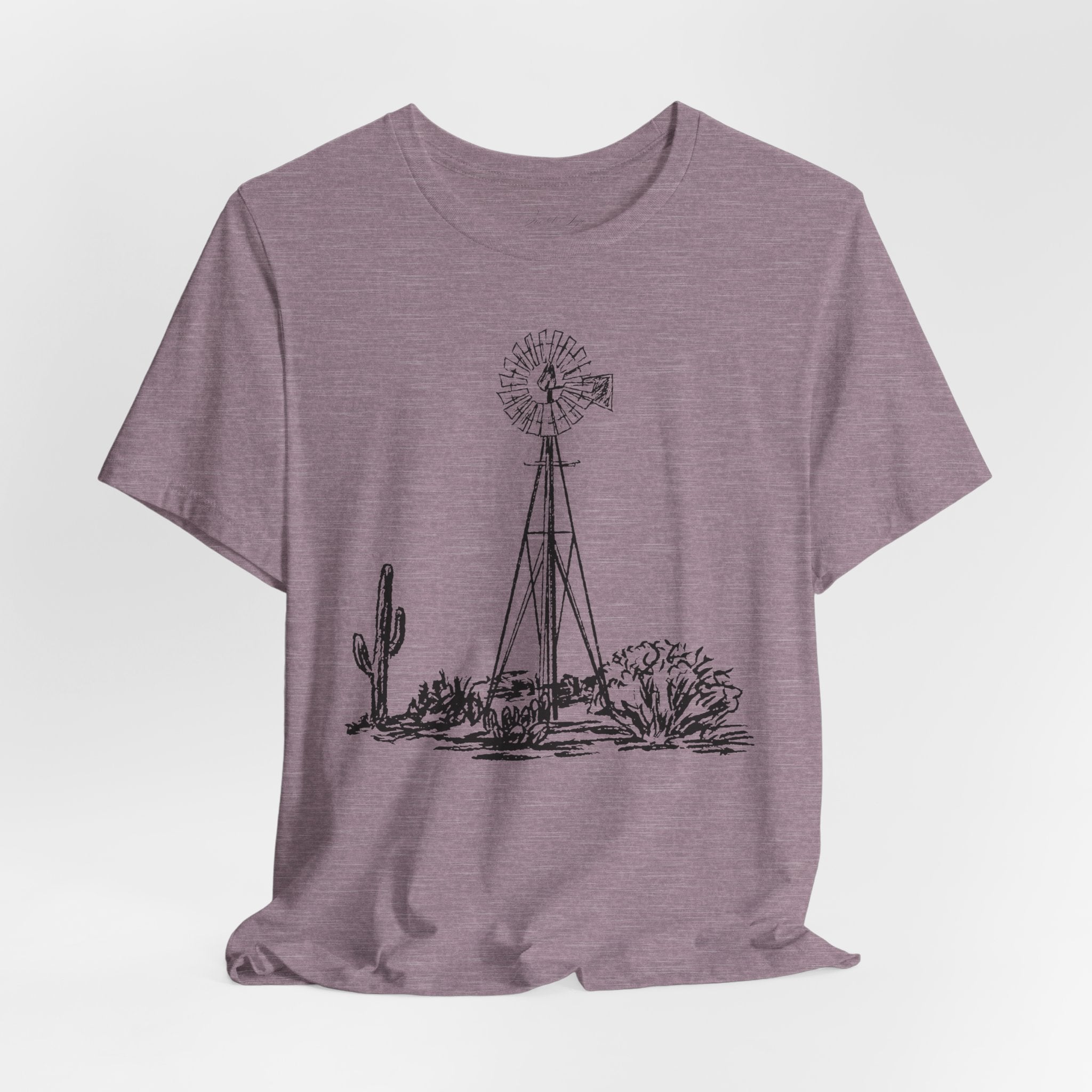 Desert Windmill Tee | Western Cactus T-Shirt
