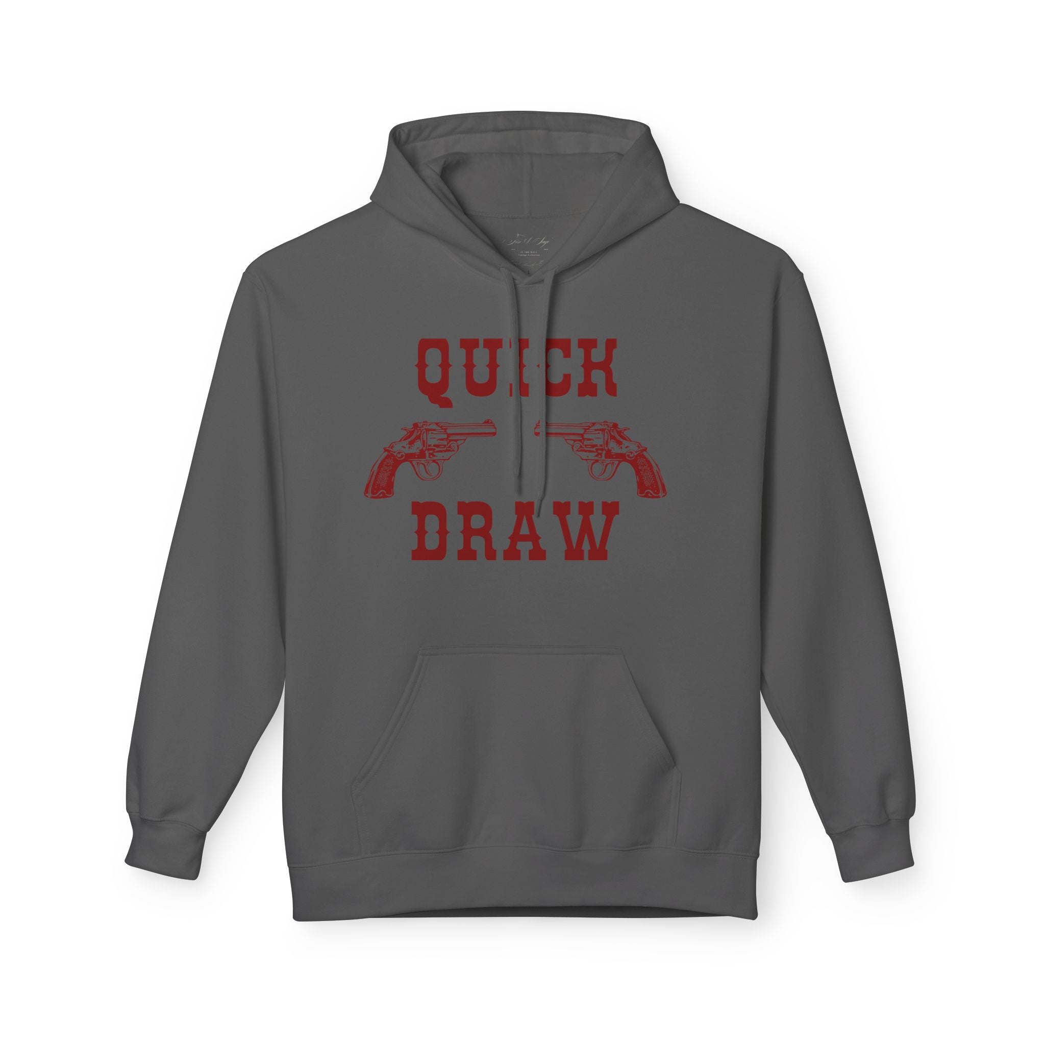 Quick Draw Hoodie — Western Pistols Graphic Pullover
