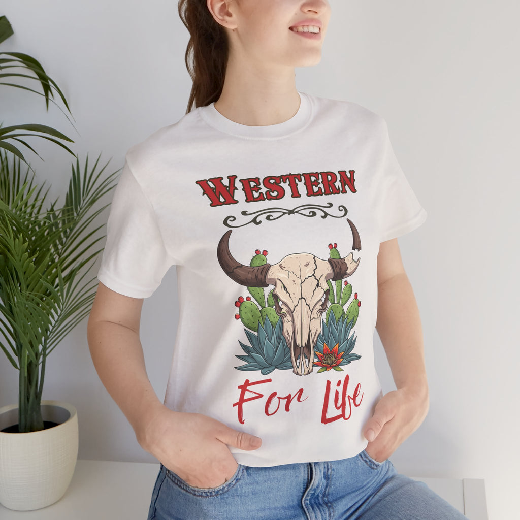 Cactus & Skull T-Shirt — Western for Life Collection
