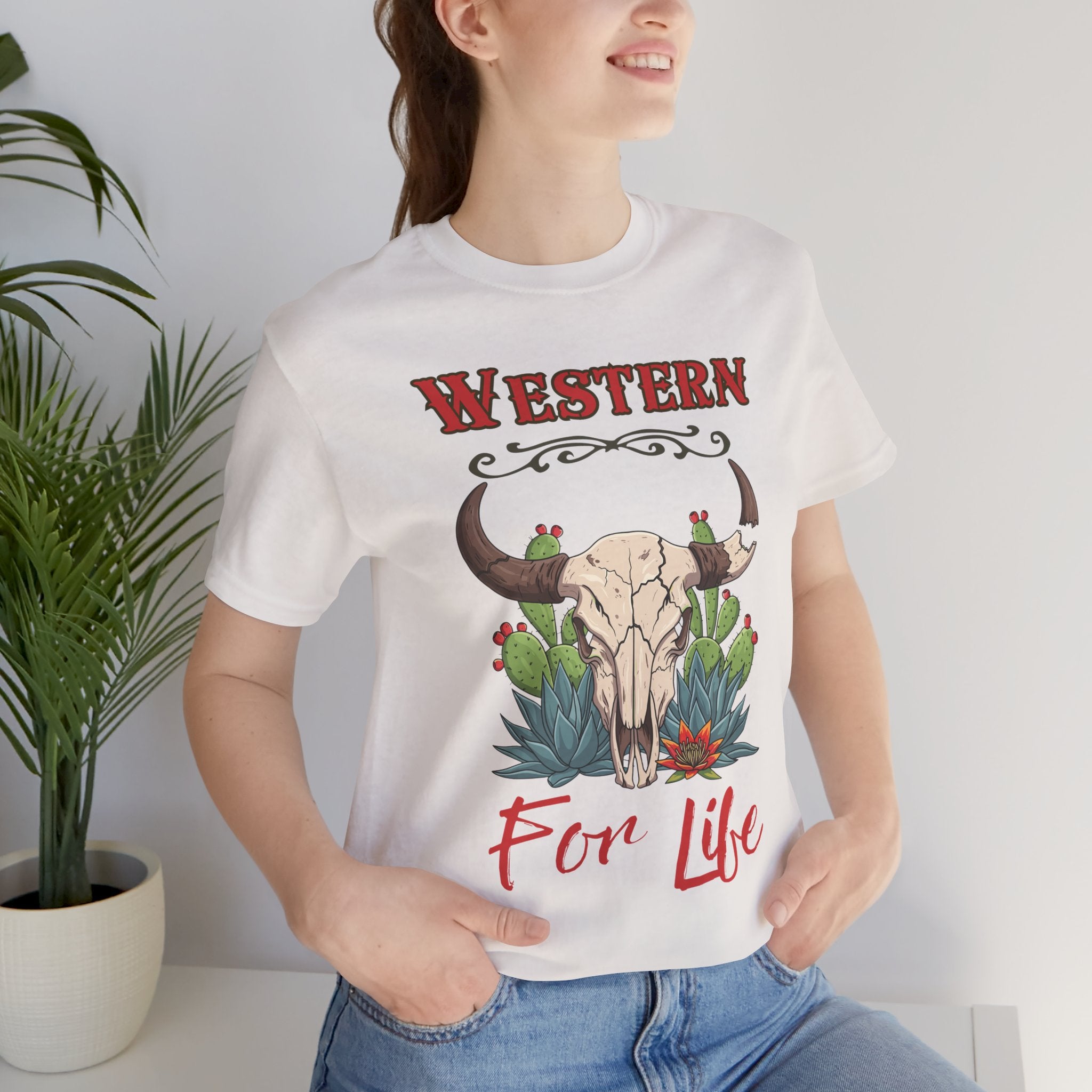 Cactus & Skull T-Shirt — Western for Life Collection