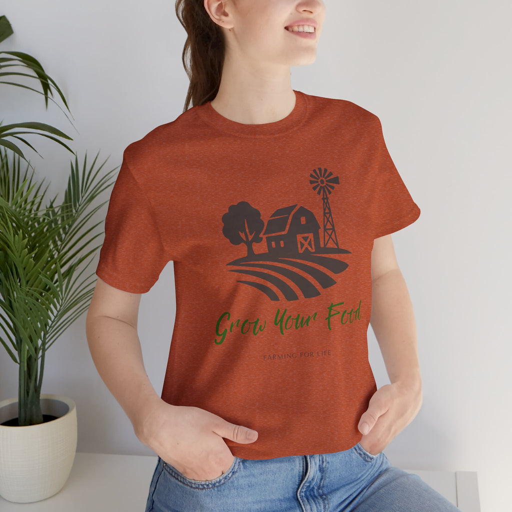 Grow Your Food T-Shirt | Farming for Life Collection