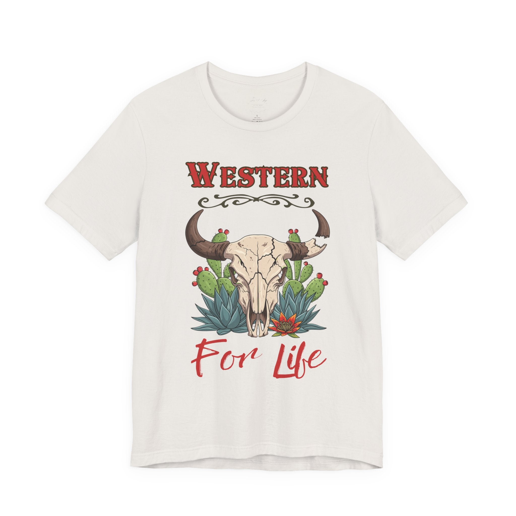 Cactus & Skull T-Shirt — Western for Life Collection