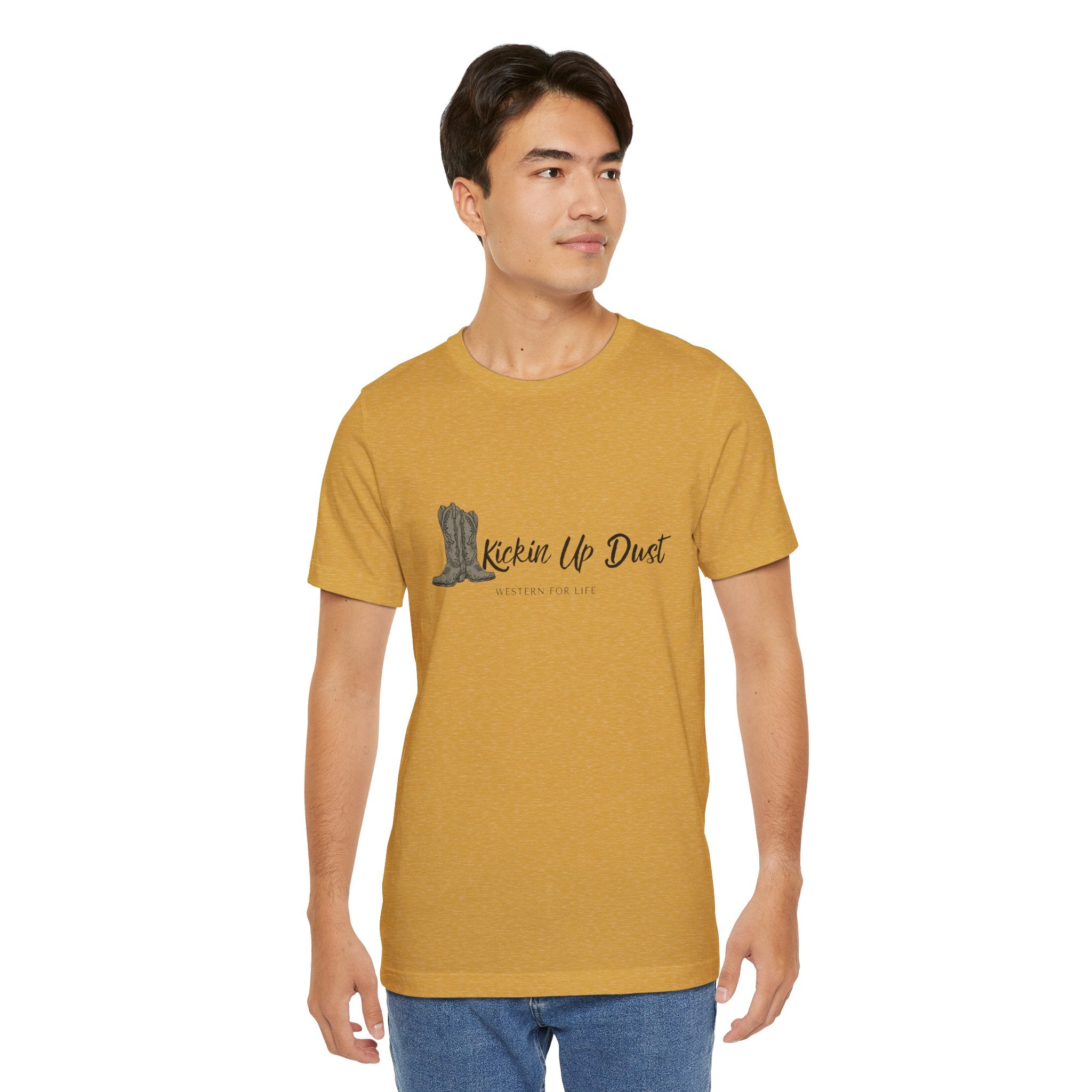 Kicking Up Dust Cowboy Boots Western Tee | Born In The Dirt Collection