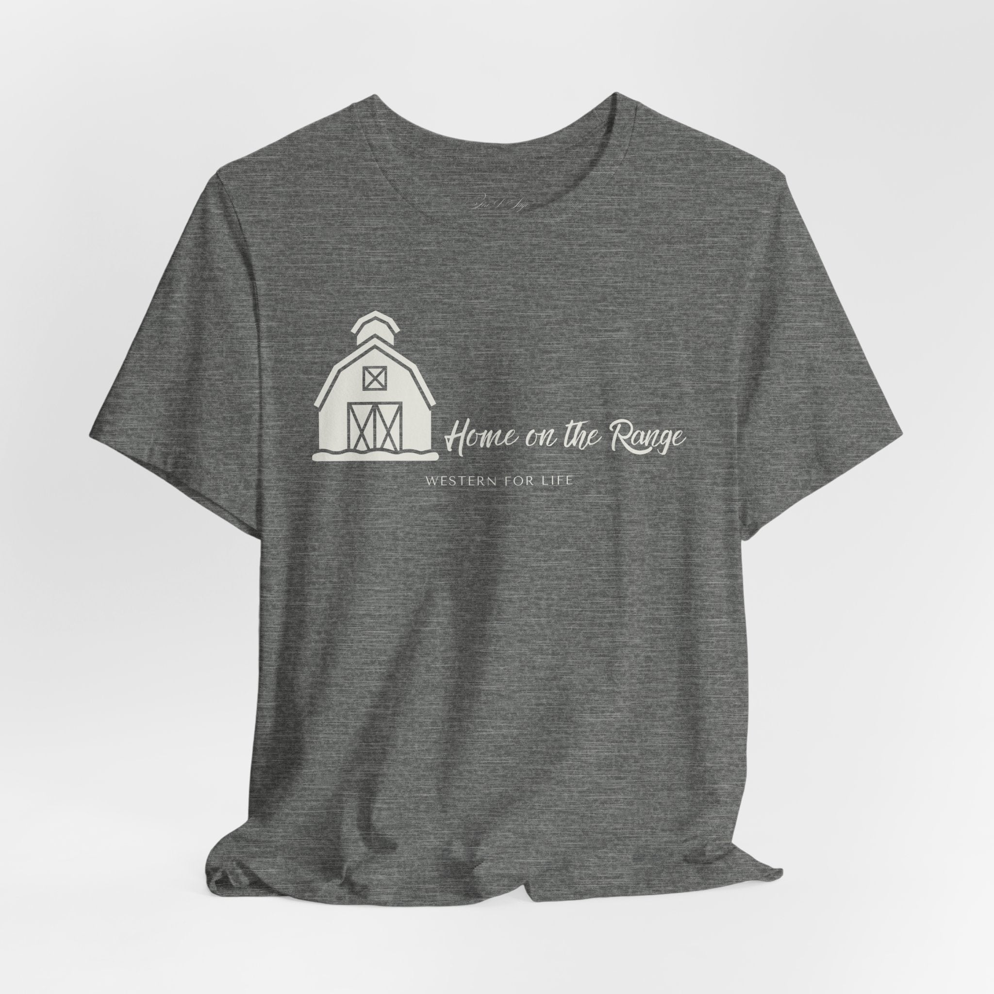 Home on the Range Rustic Farmhouse Barn Shirt: Western For Life Collection