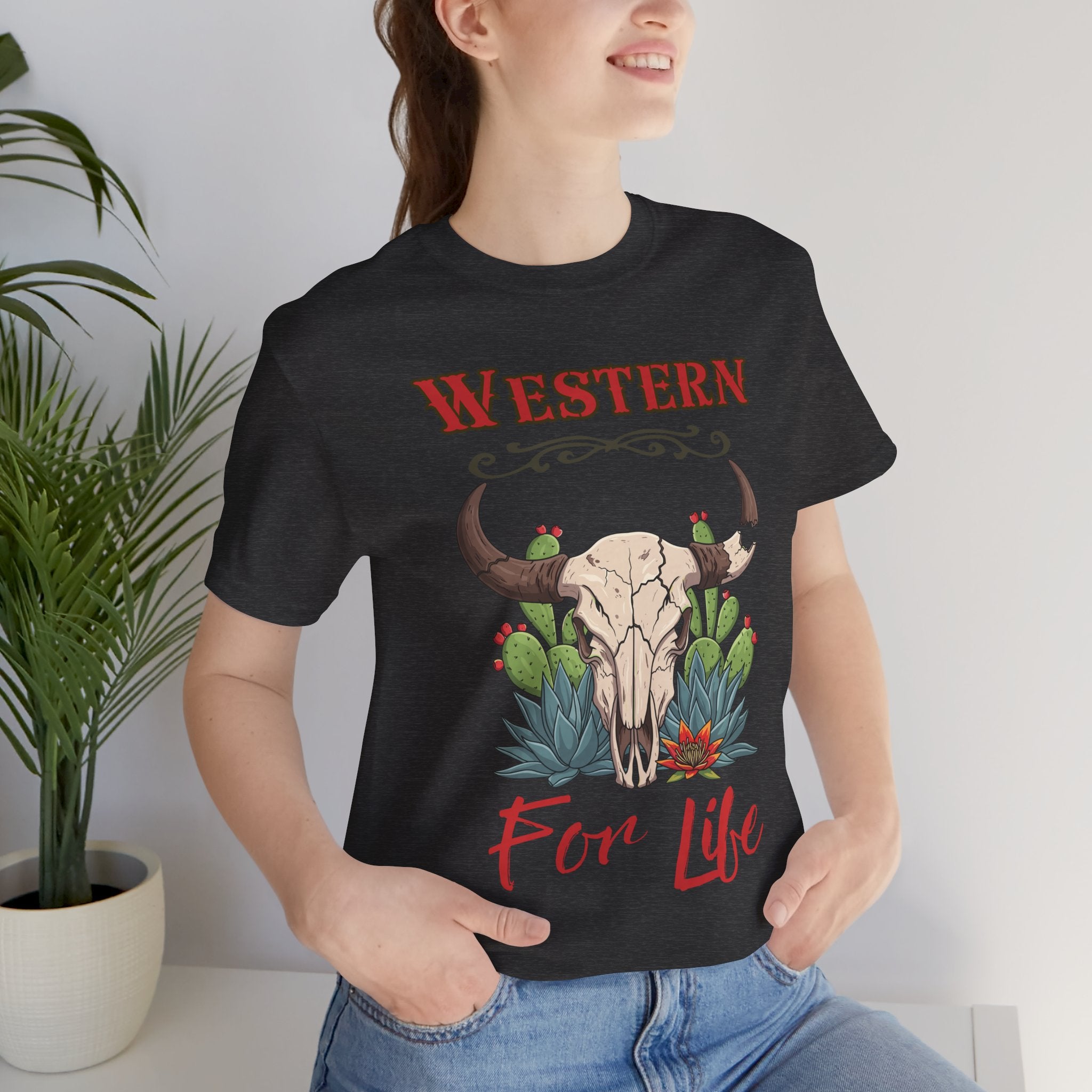 Cactus & Skull T-Shirt — Western for Life Collection
