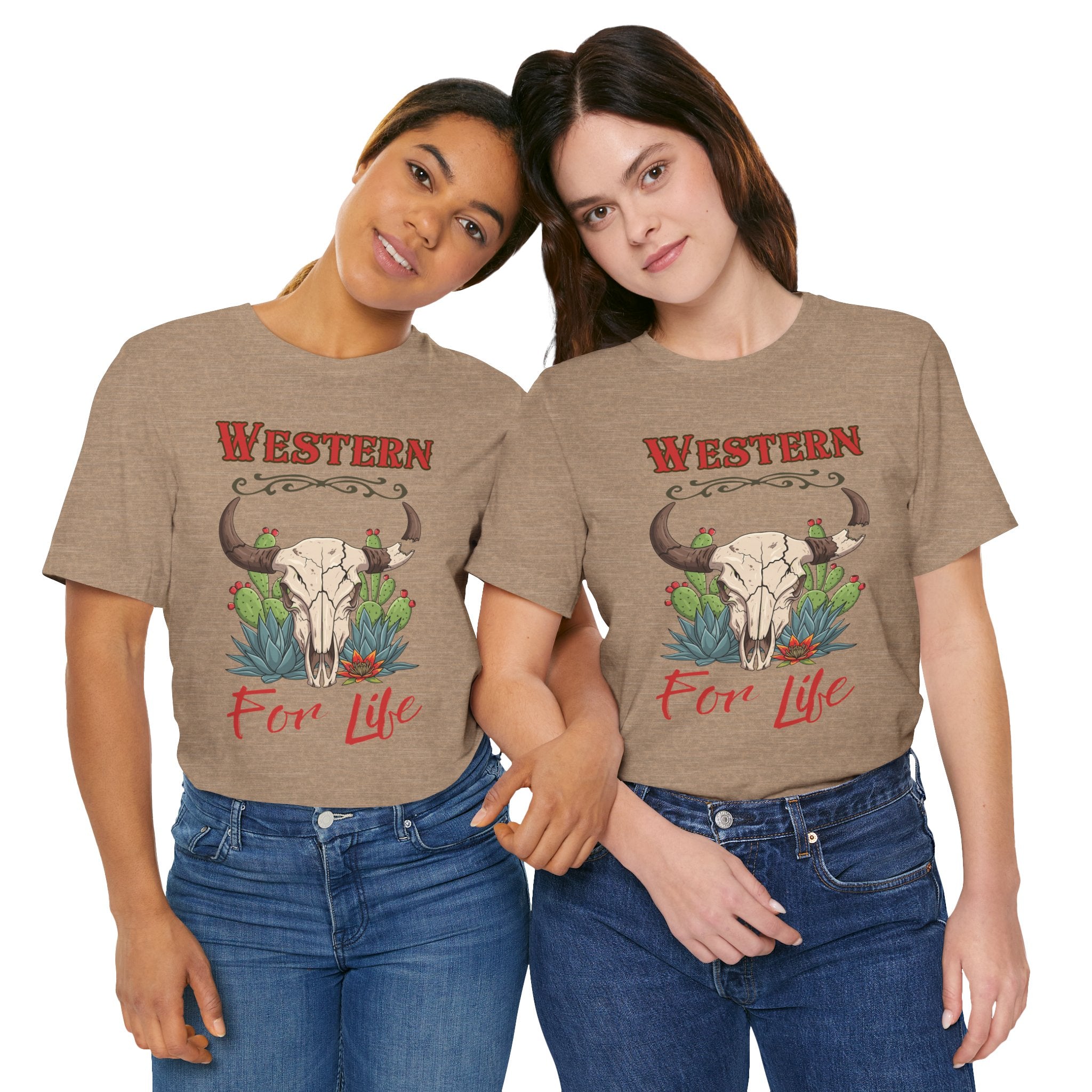 Cactus & Skull T-Shirt — Western for Life Collection