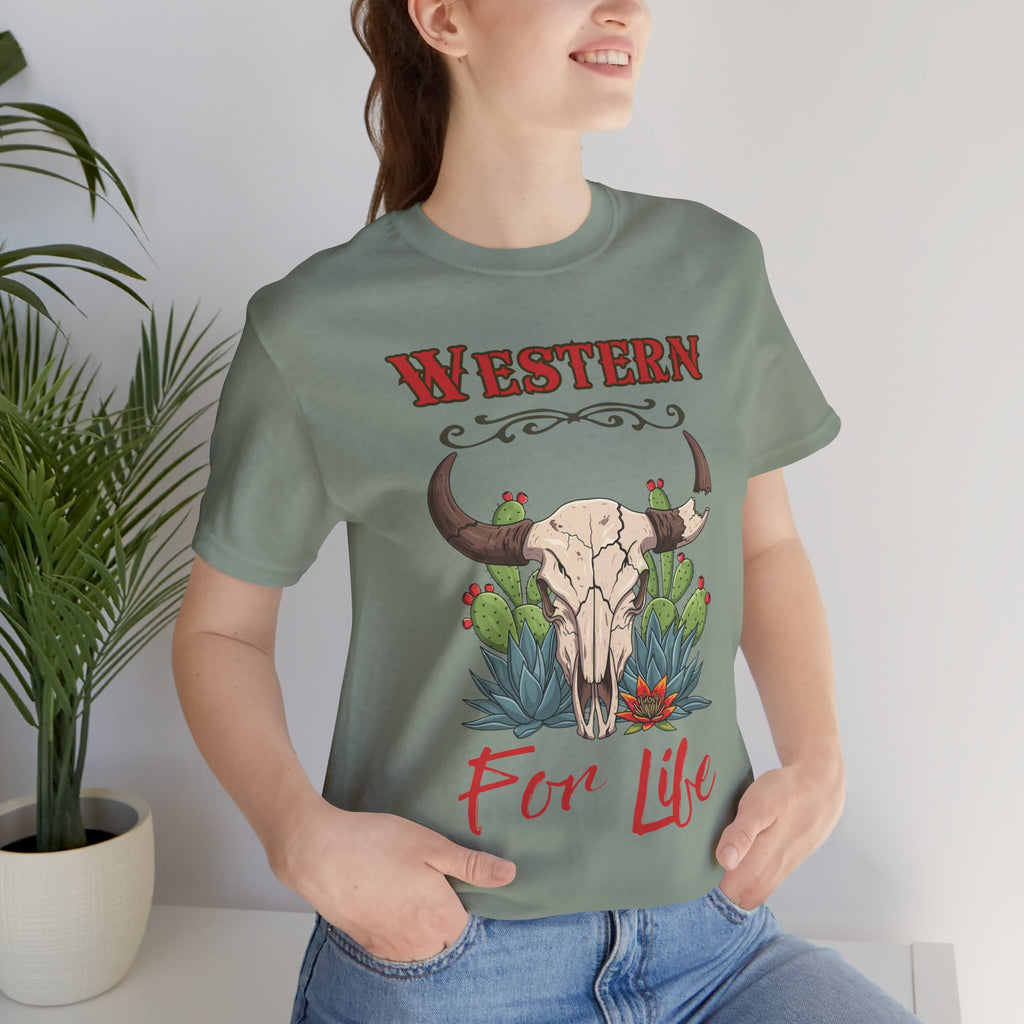 Cactus & Skull T-Shirt — Western for Life Collection