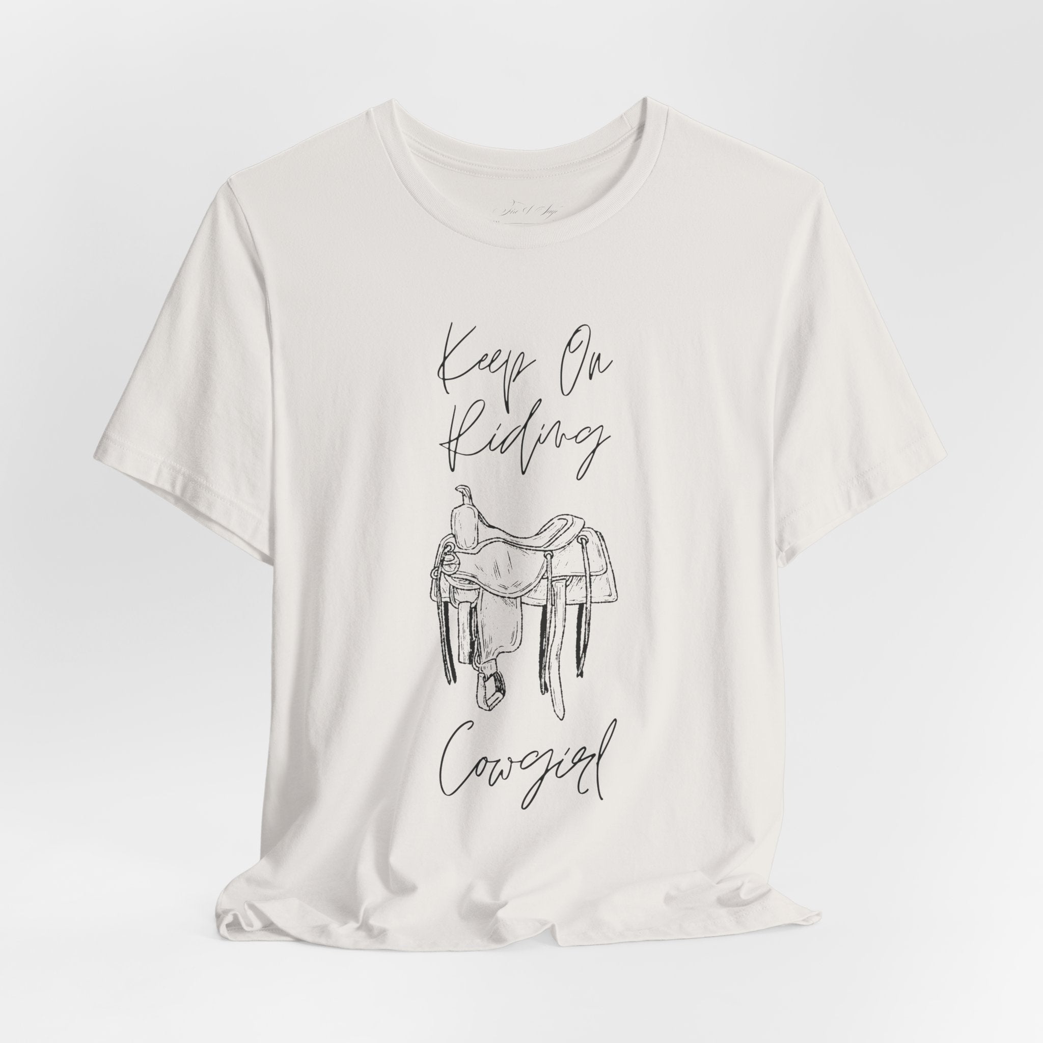 Keep On Riding Cowgirl Western T-Shirt | Born To Roam Collection