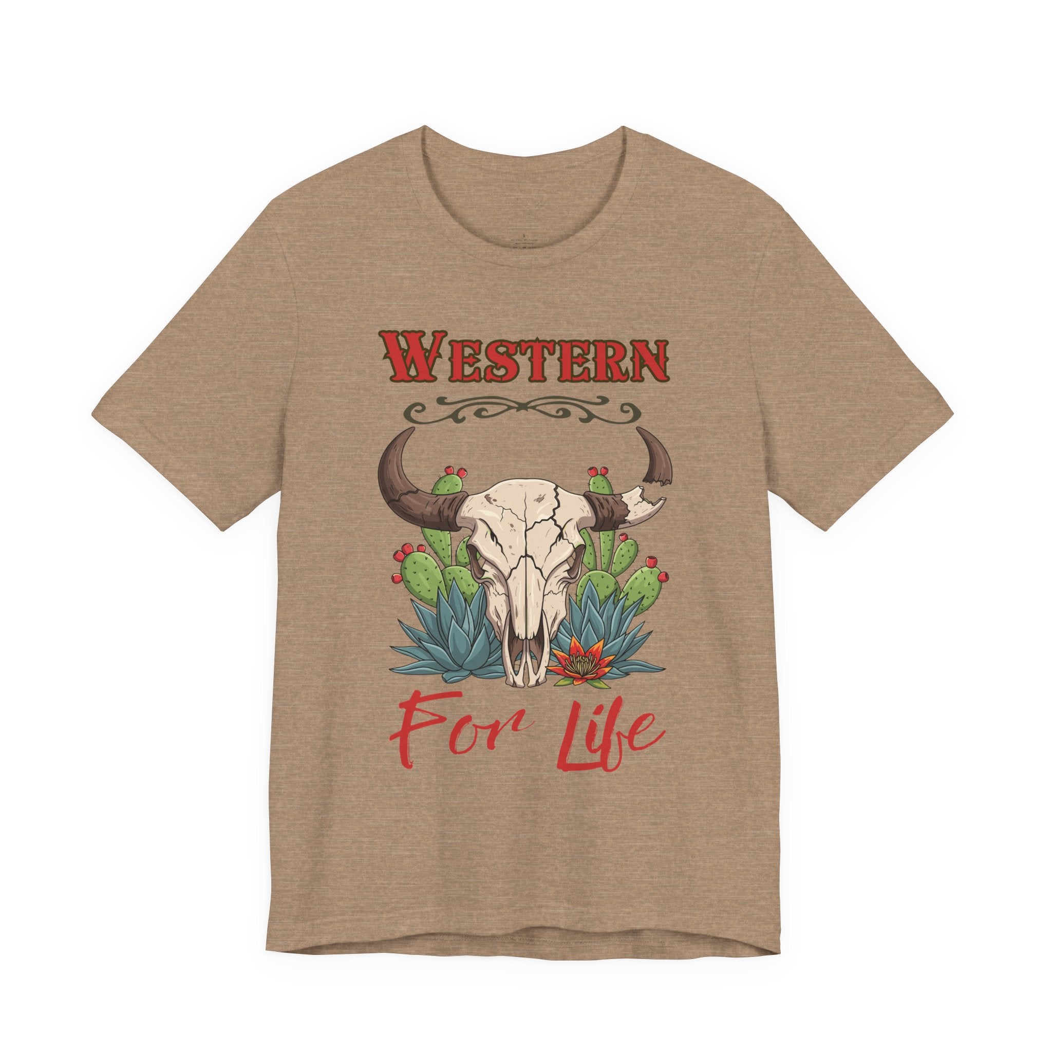 Cactus & Skull T-Shirt — Western for Life Collection