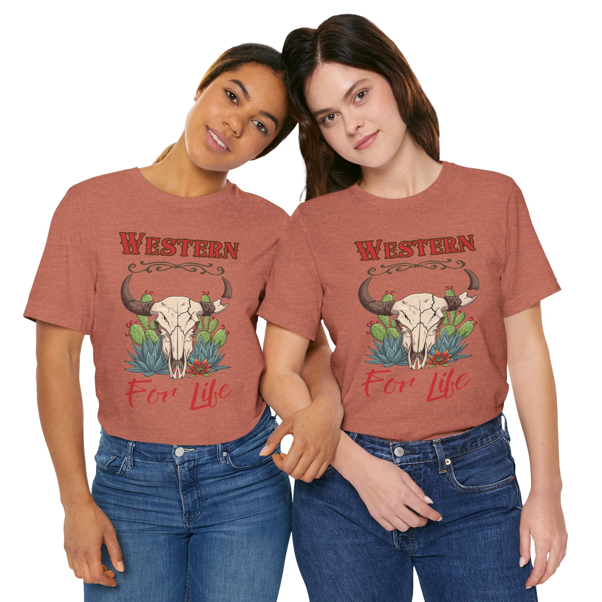 Cactus & Skull T-Shirt — Western for Life Collection