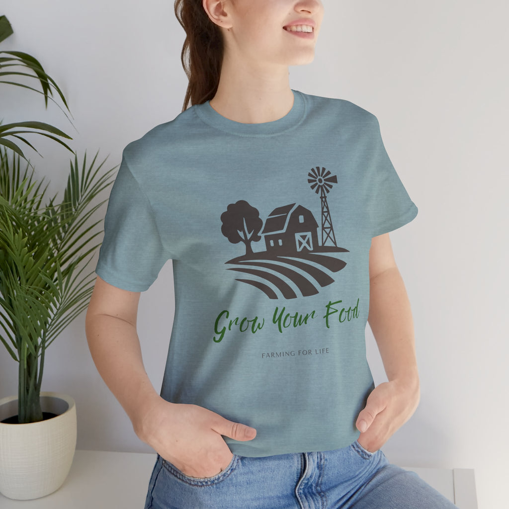 Grow Your Food T-Shirt | Farming for Life Collection