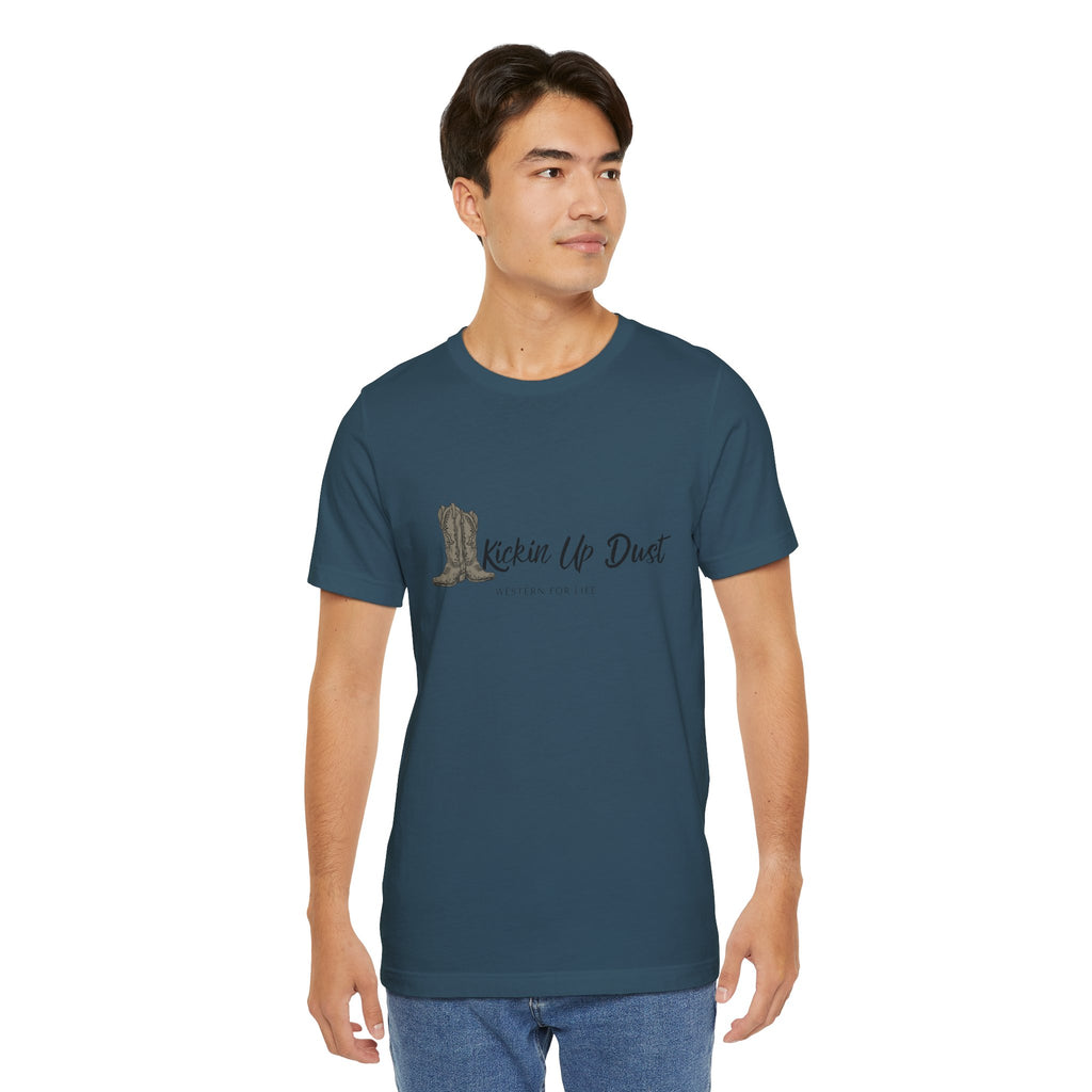 Kicking Up Dust Cowboy Boots Western Tee | Born In The Dirt Collection