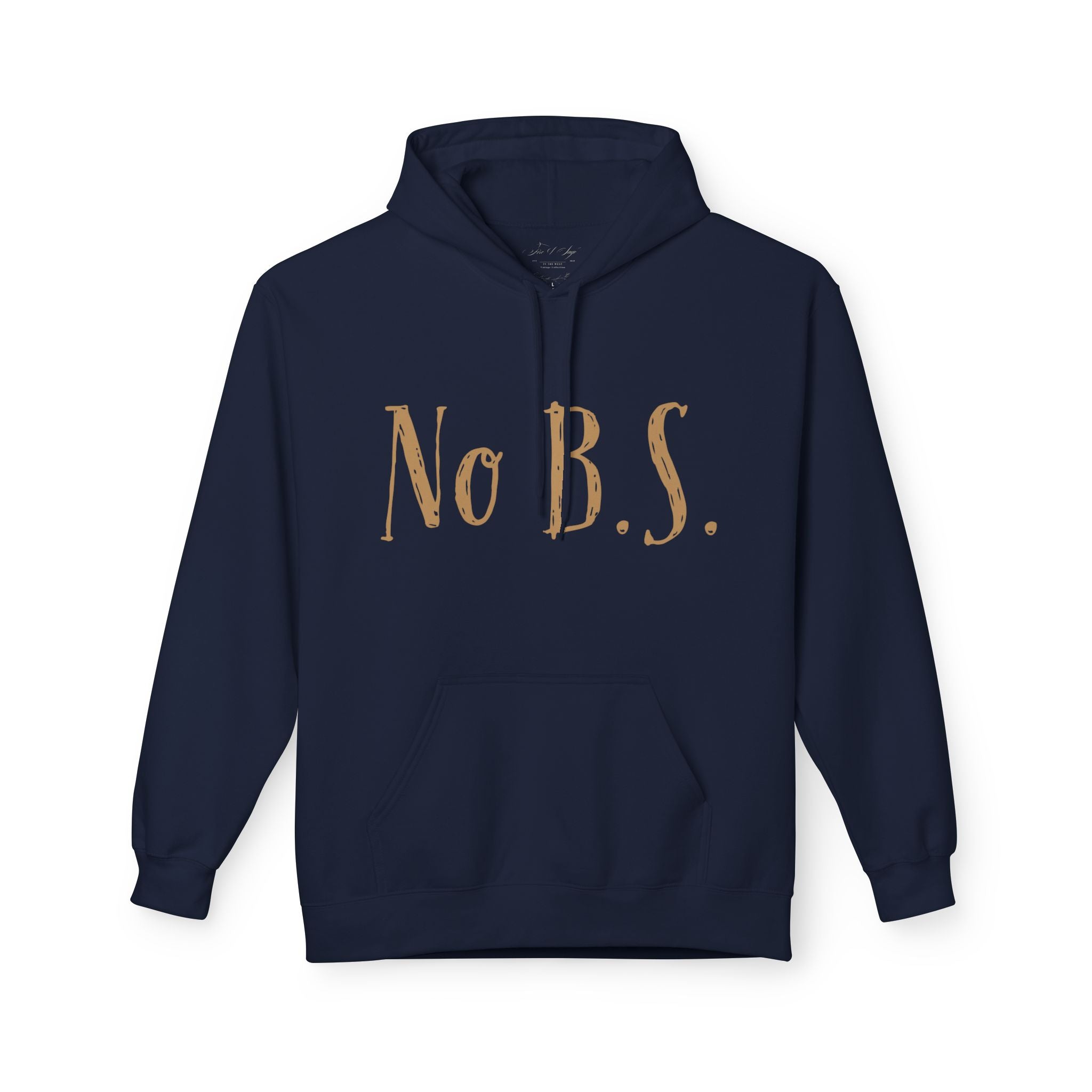 Distressed Gold Longhorn Skull Graphic Hoodie | No B.S. Collection