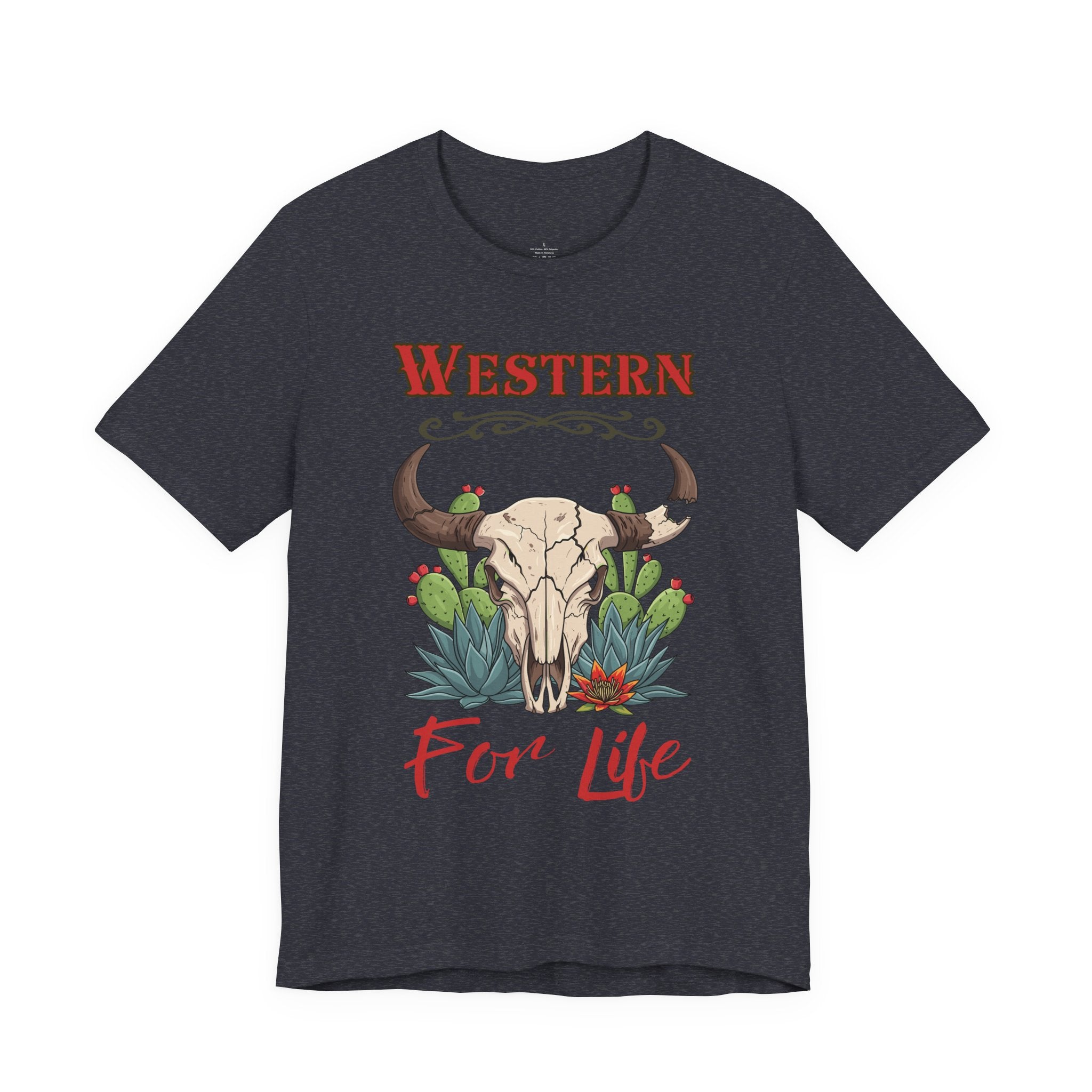 Cactus & Skull T-Shirt — Western for Life Collection