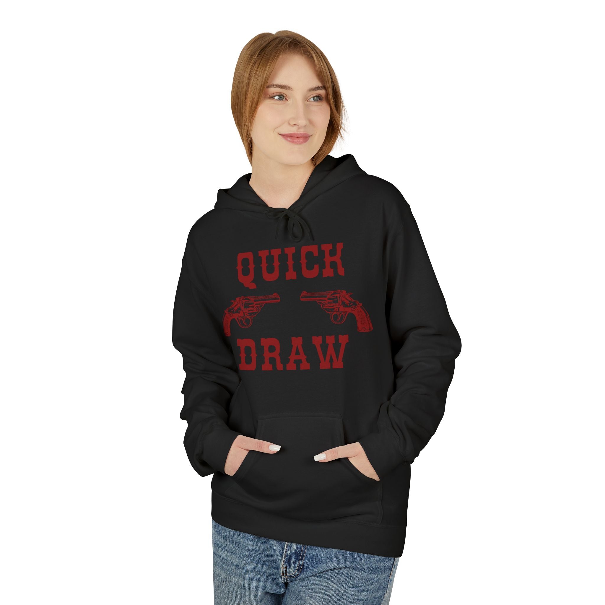 Quick Draw Hoodie — Western Pistols Graphic Pullover