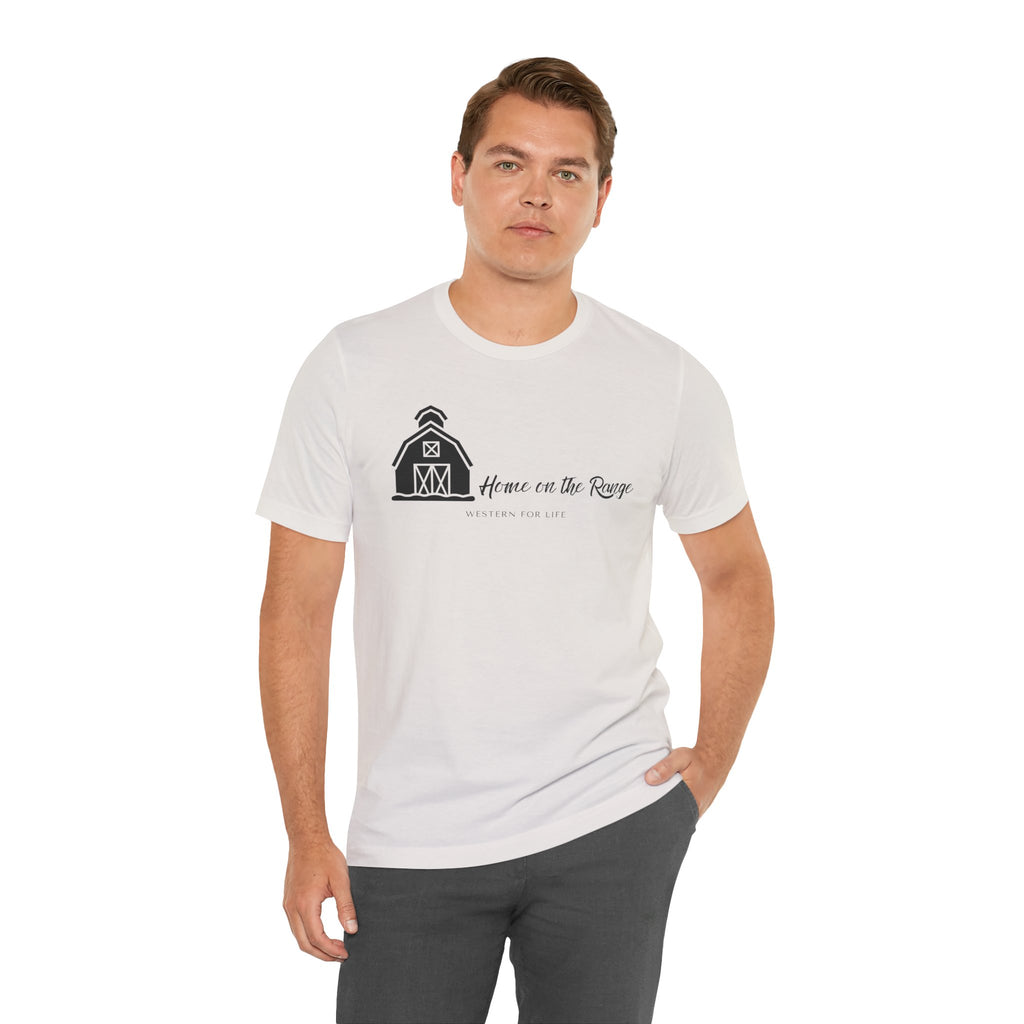 Home on the Range Rustic Farmhouse Barn Shirt: Western For Life Collection