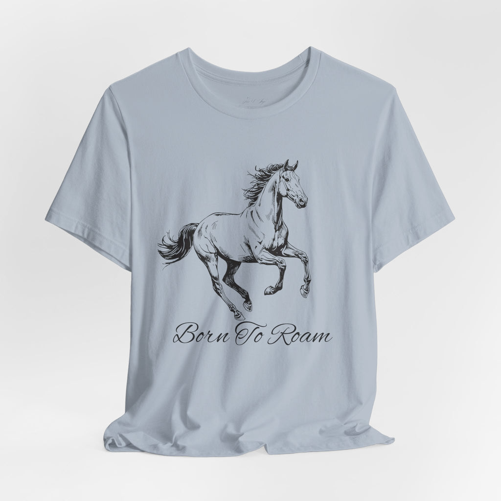 Running Horse  Tee | Horse Western Boho Shirt Born To Roam