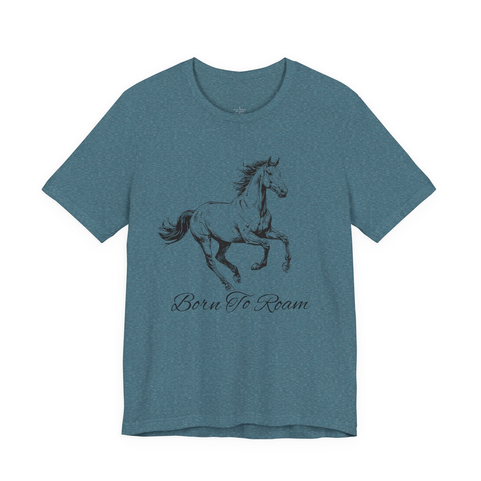 Running Horse  Tee | Horse Western Boho Shirt Born To Roam