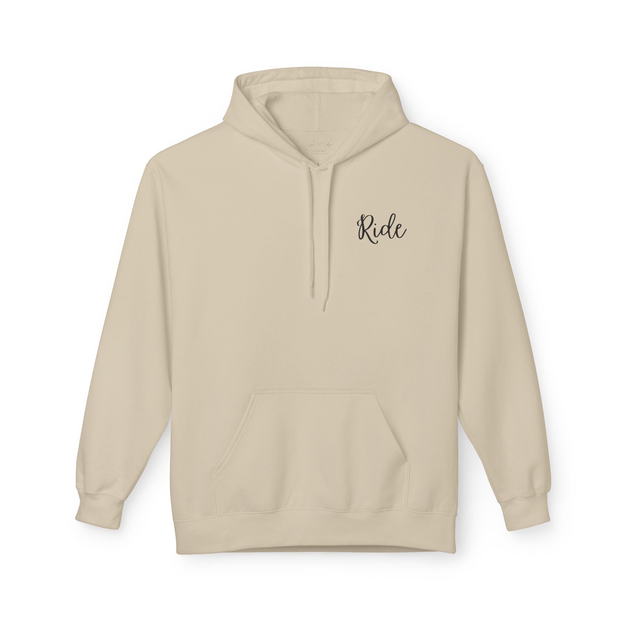 Horse Ride Hoodie — Desert Sunset Mustang Graphic Pullover