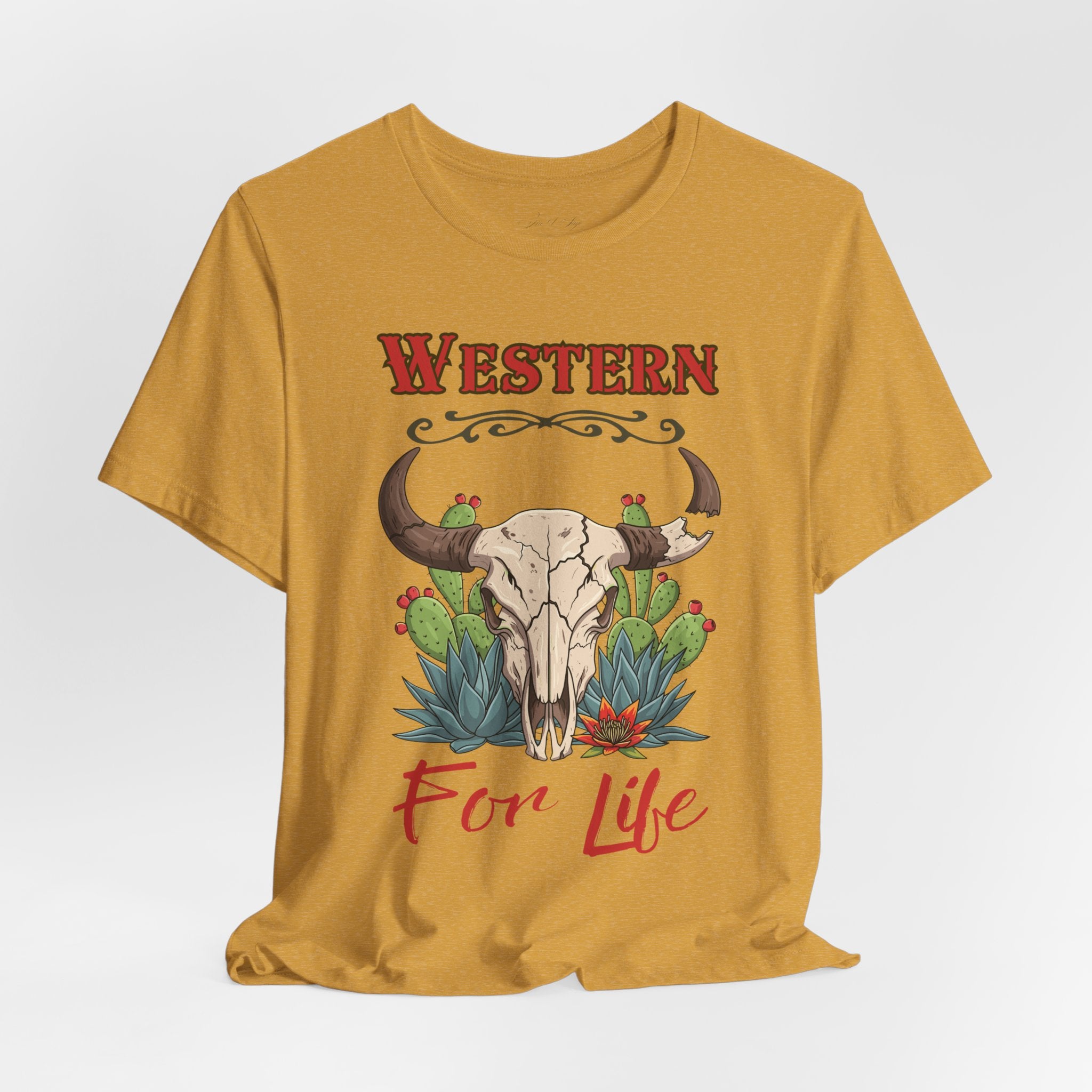 Cactus & Skull T-Shirt — Western for Life Collection