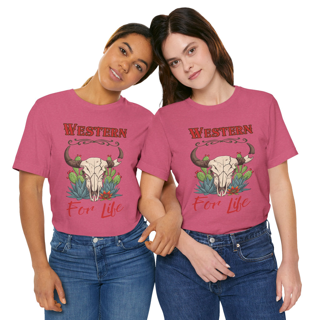 Cactus & Skull T-Shirt — Western for Life Collection