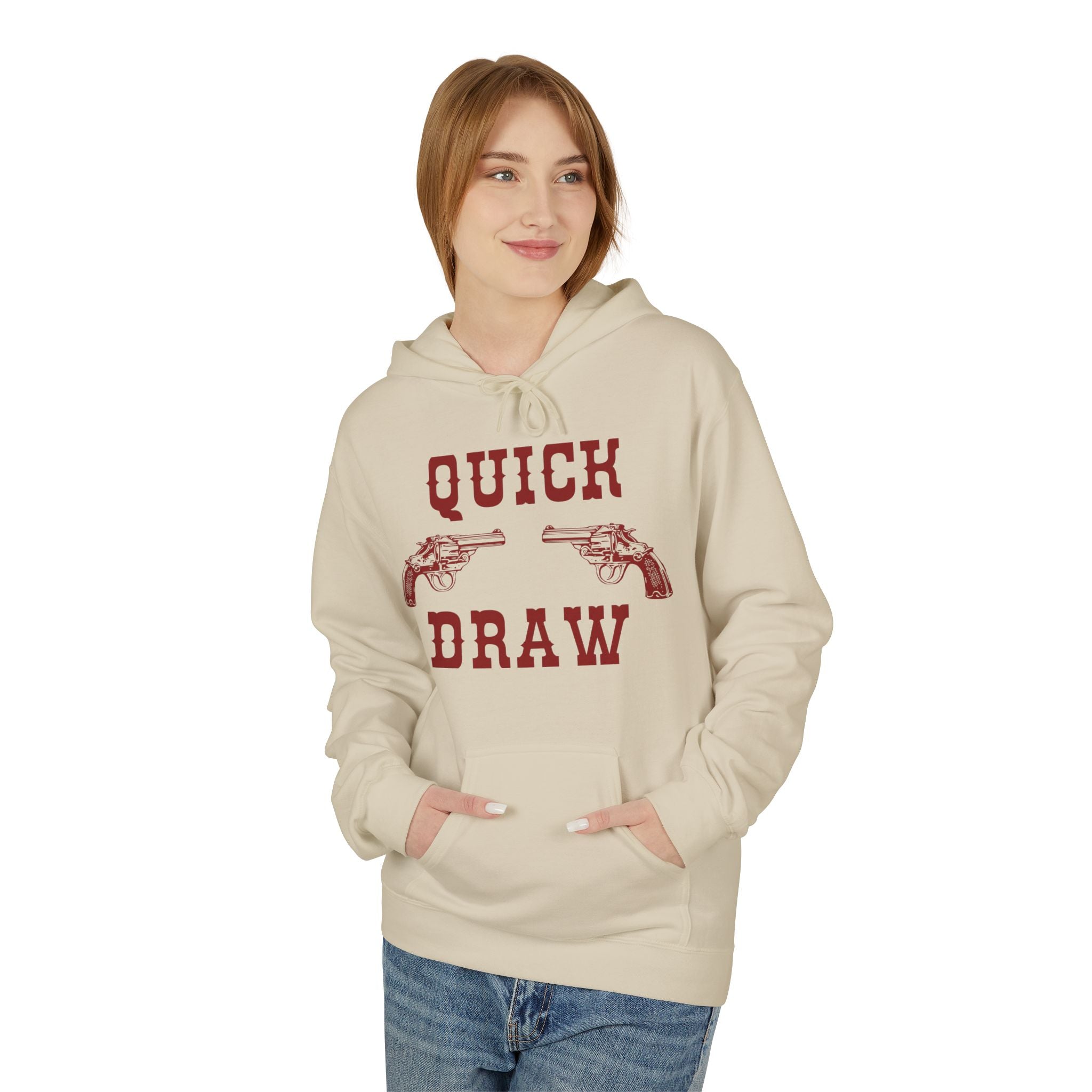 Quick Draw Hoodie — Western Pistols Graphic Pullover