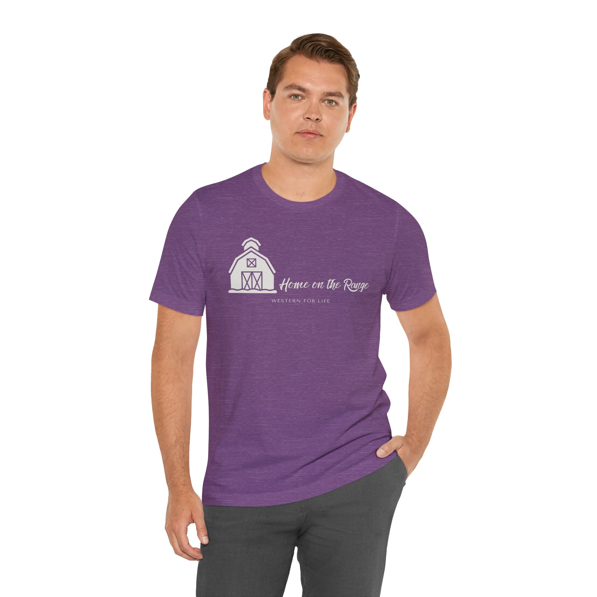 Home on the Range Rustic Farmhouse Barn Shirt: Western For Life Collection
