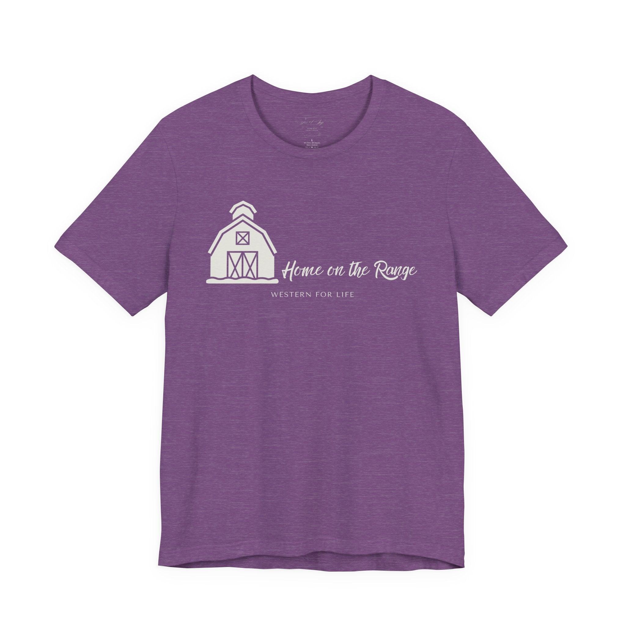 Home on the Range Rustic Farmhouse Barn Shirt: Western For Life Collection